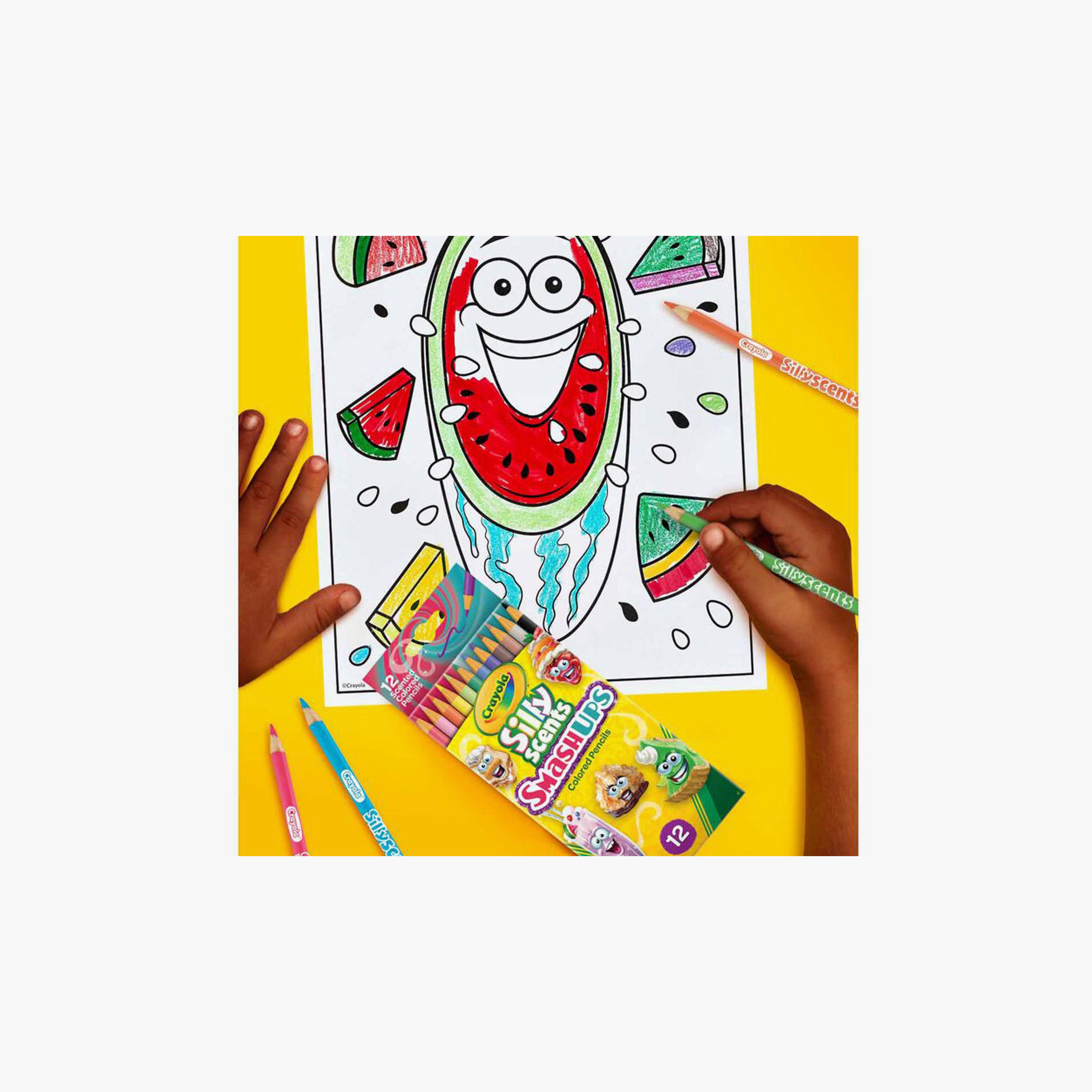 أقلام تلوين عطرية مضحكة سماش أبس من كرايولا - 12 قطعة-school-stationery-sets-image-4