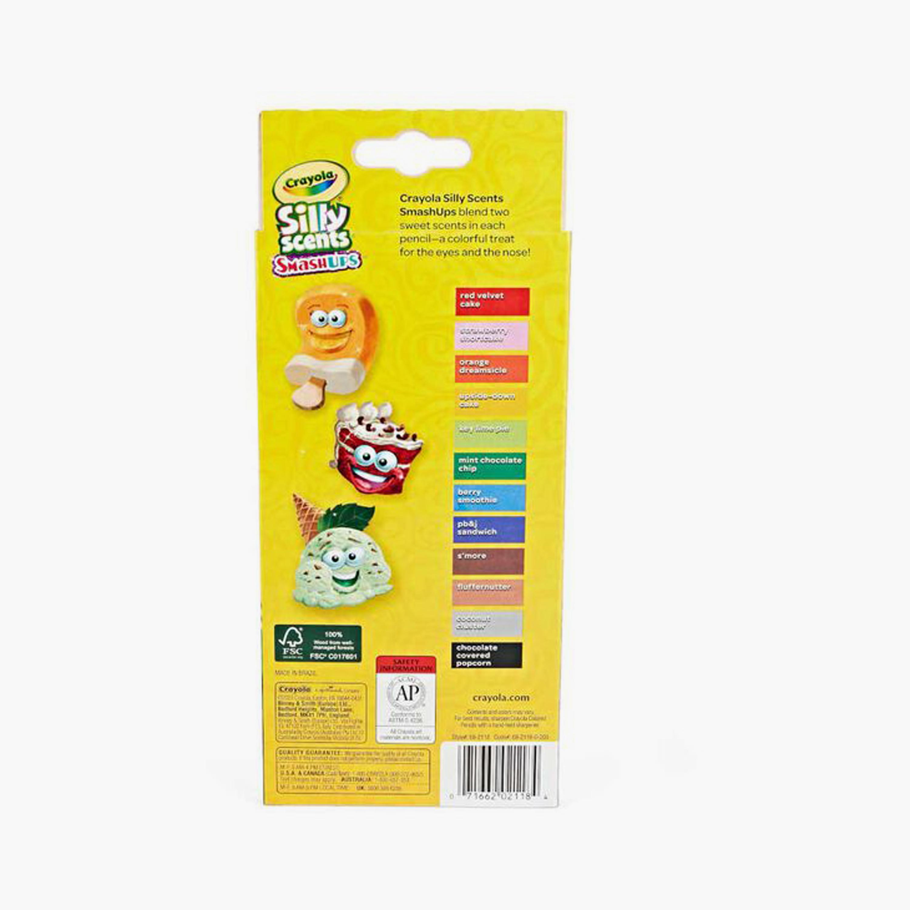 أقلام تلوين عطرية مضحكة سماش أبس من كرايولا - 12 قطعة-school-stationery-sets-image-5