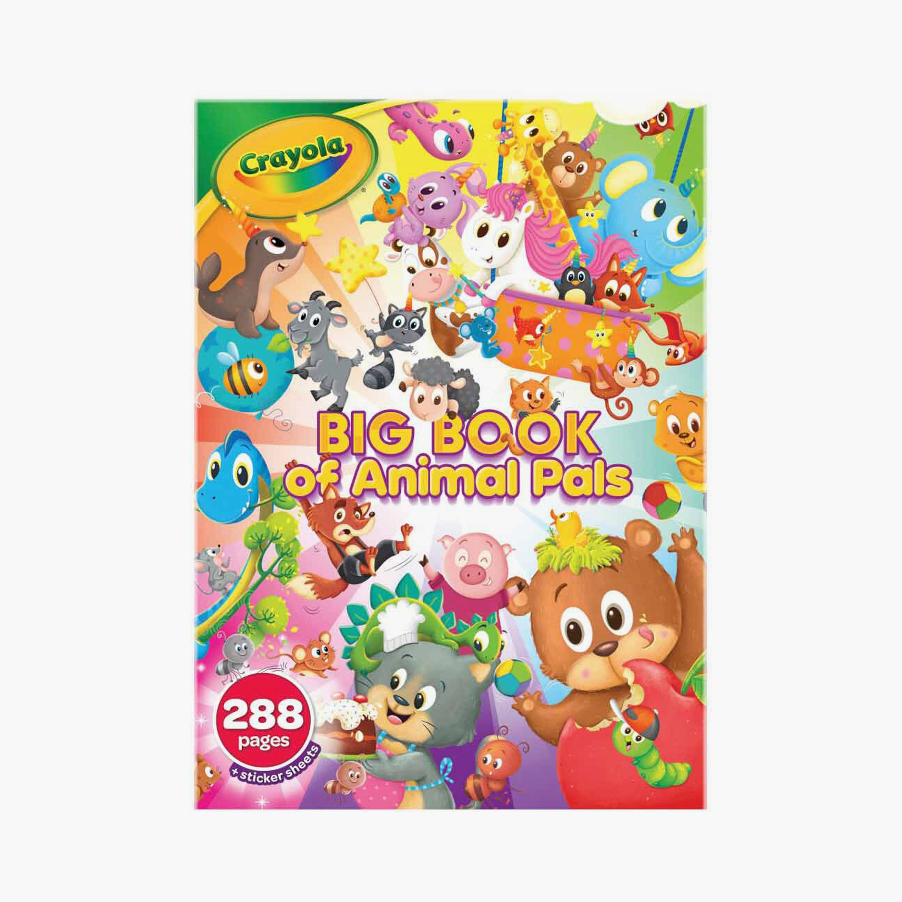 Crayola 288-Page Colouring Book - Big Book of Animal Pals-school-artsandcrafts-image-1