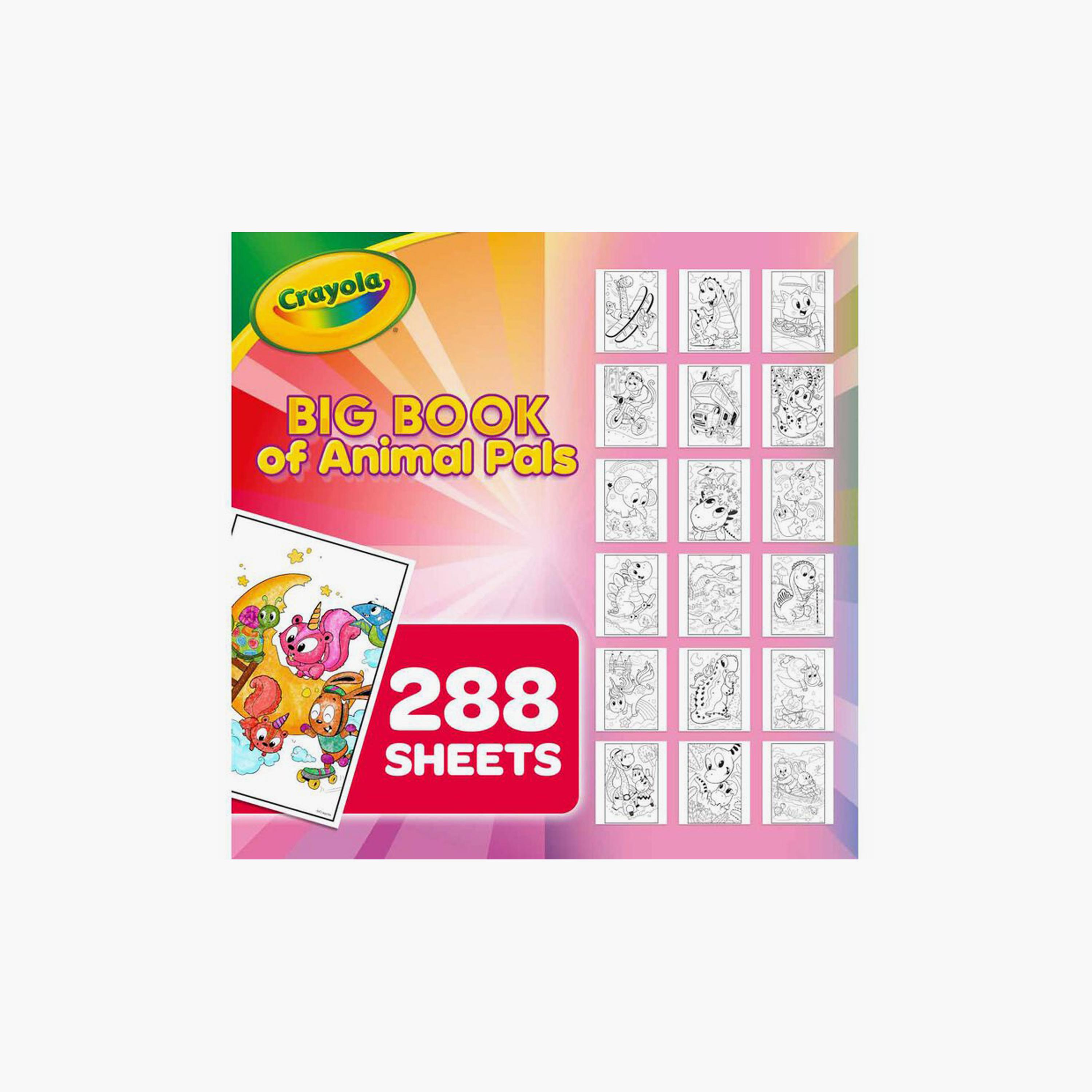 Crayola 288-Page Colouring Book - Big Book of Animal Pals-school-artsandcrafts-image-3