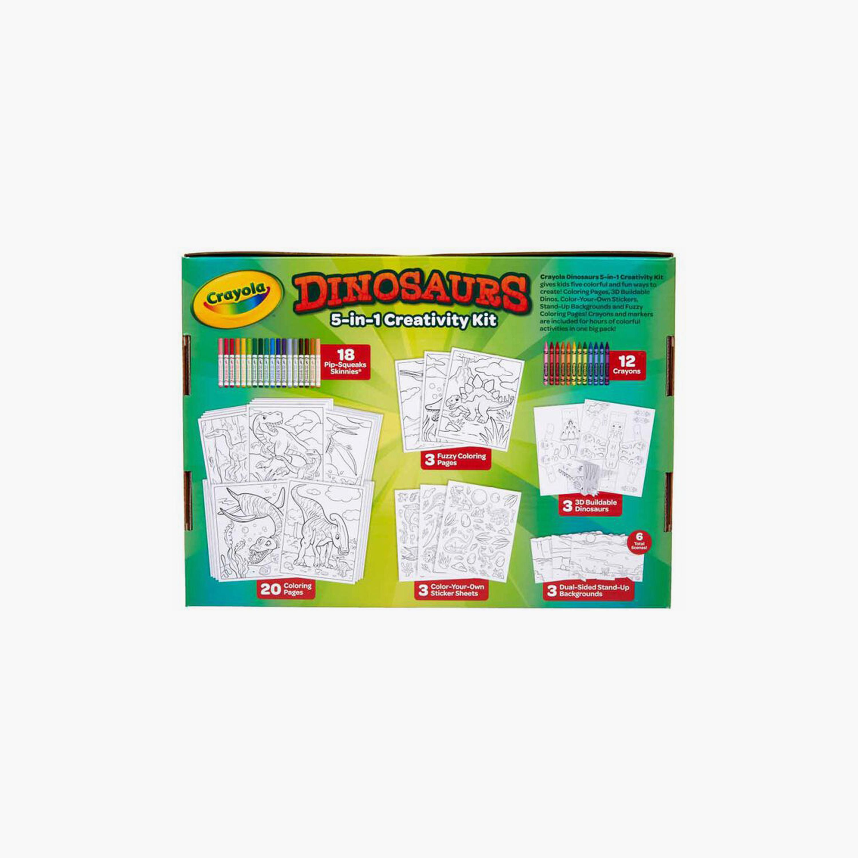 مجموعة إبداعية 5 في 1 من كرايولا - الديناصورات-school-artsandcrafts-image-6