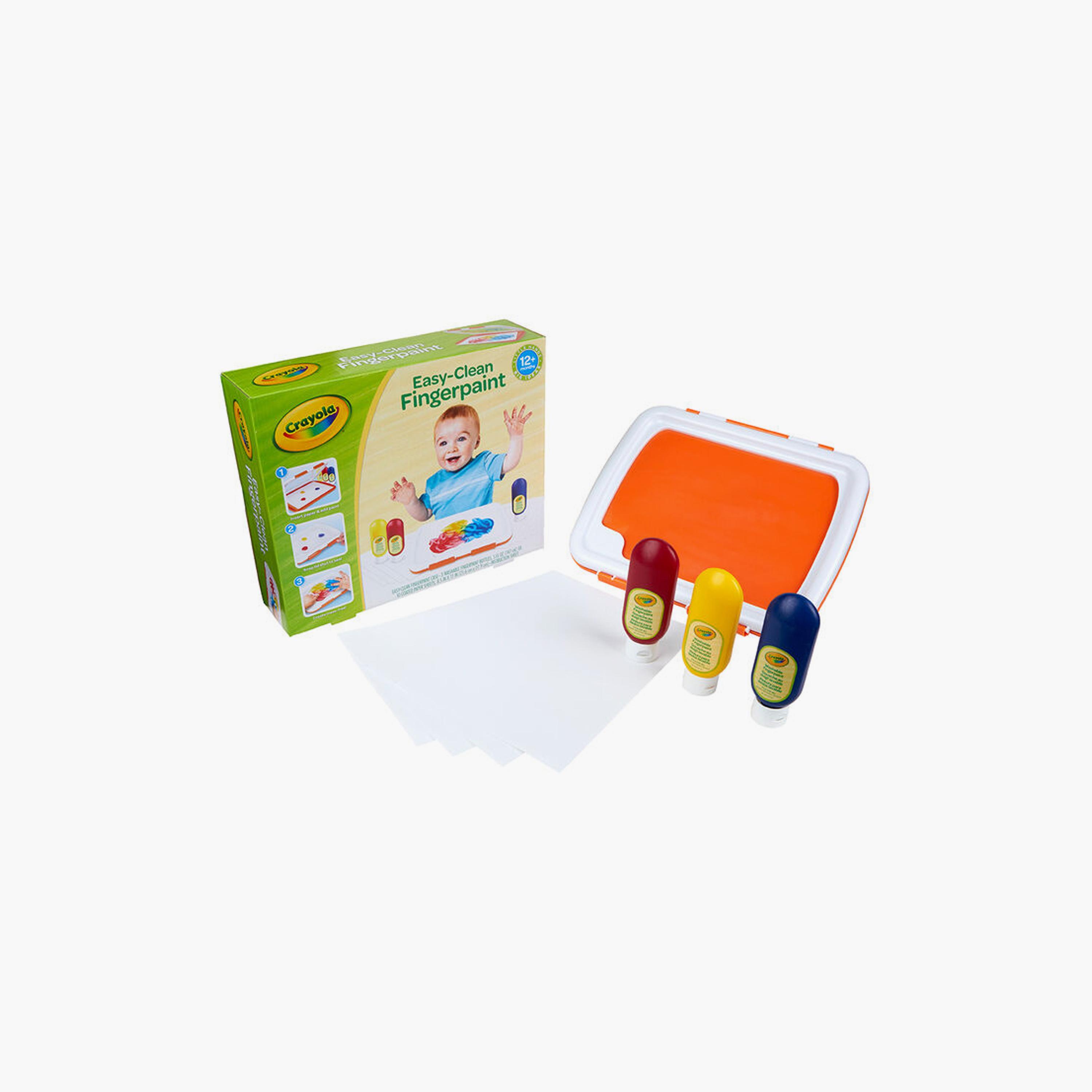 Crayola Easy-Clean Fingerpaint Activity Set-school-stationery-sets-image-1
