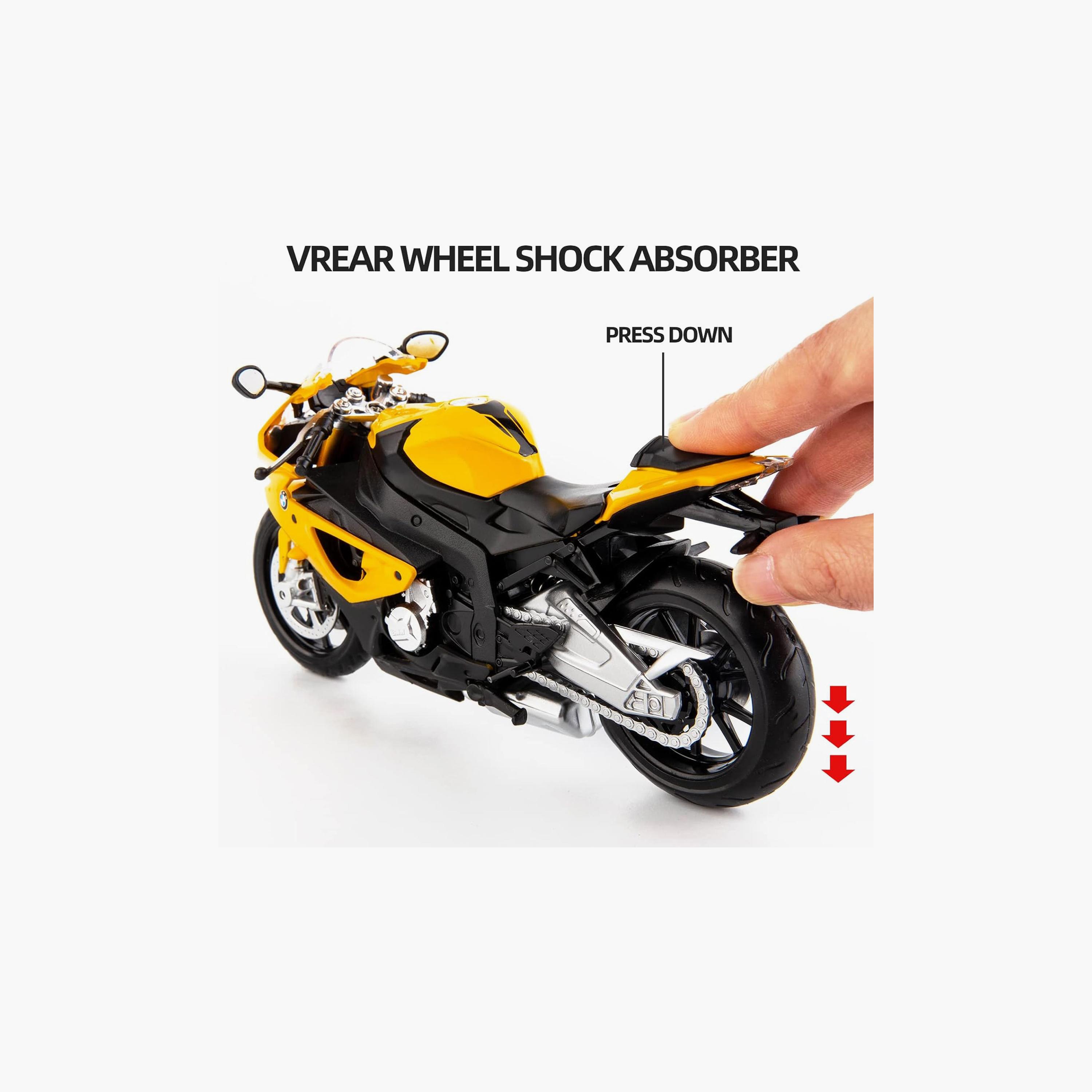 D-Power MSZ BMW S1000RR Die-Cast Vehicle – Yellow-toys-playvehicles-diecastcars-image-5