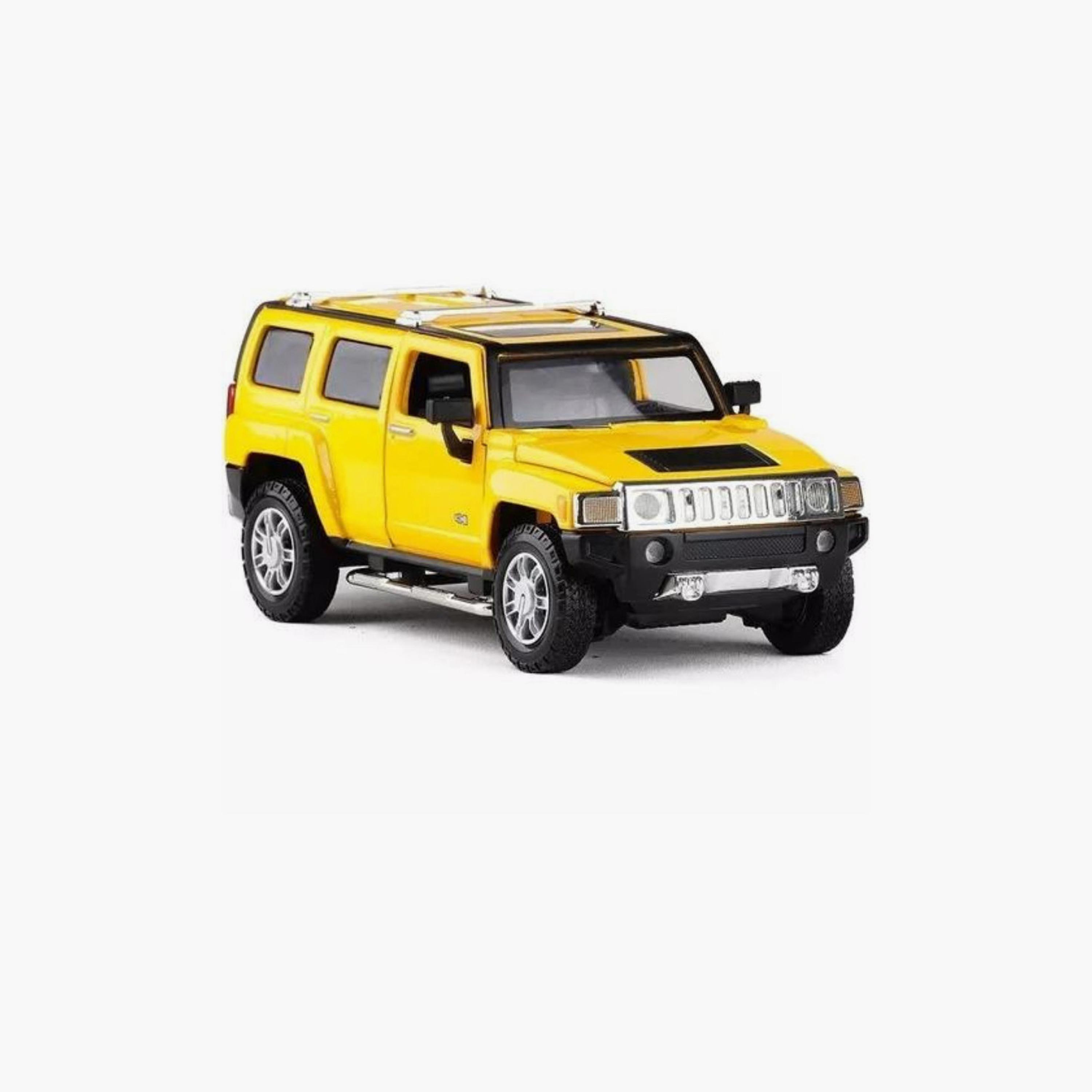 D-Power MSZ Hummer H3 Die-Cast Vehicle - Yellow-toys-playvehicles-diecastcars-image-1