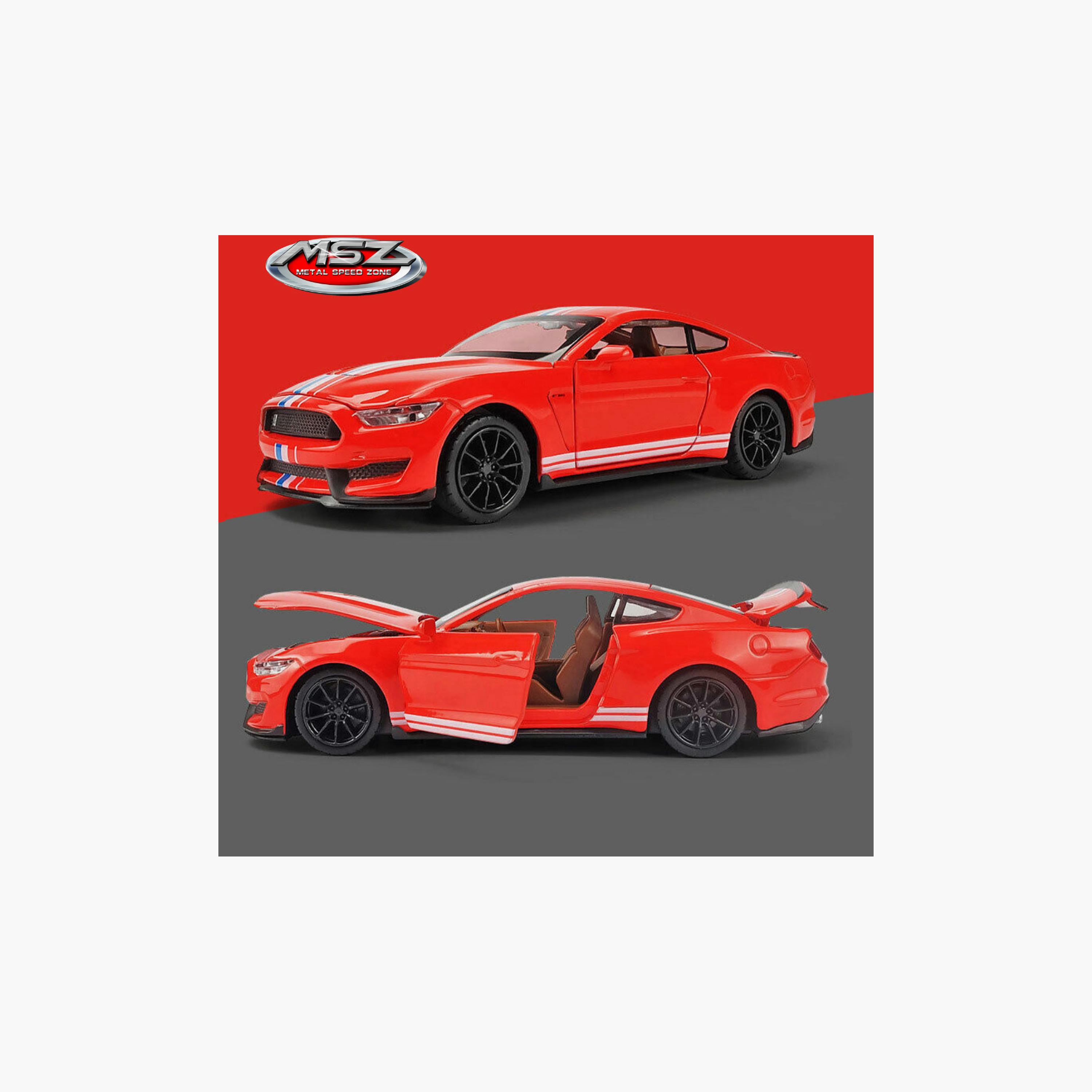 D-Power MSZ Ford Shelby GT350 Die-Cast Vehicle - Red-toys-playvehicles-diecastcars-image-4