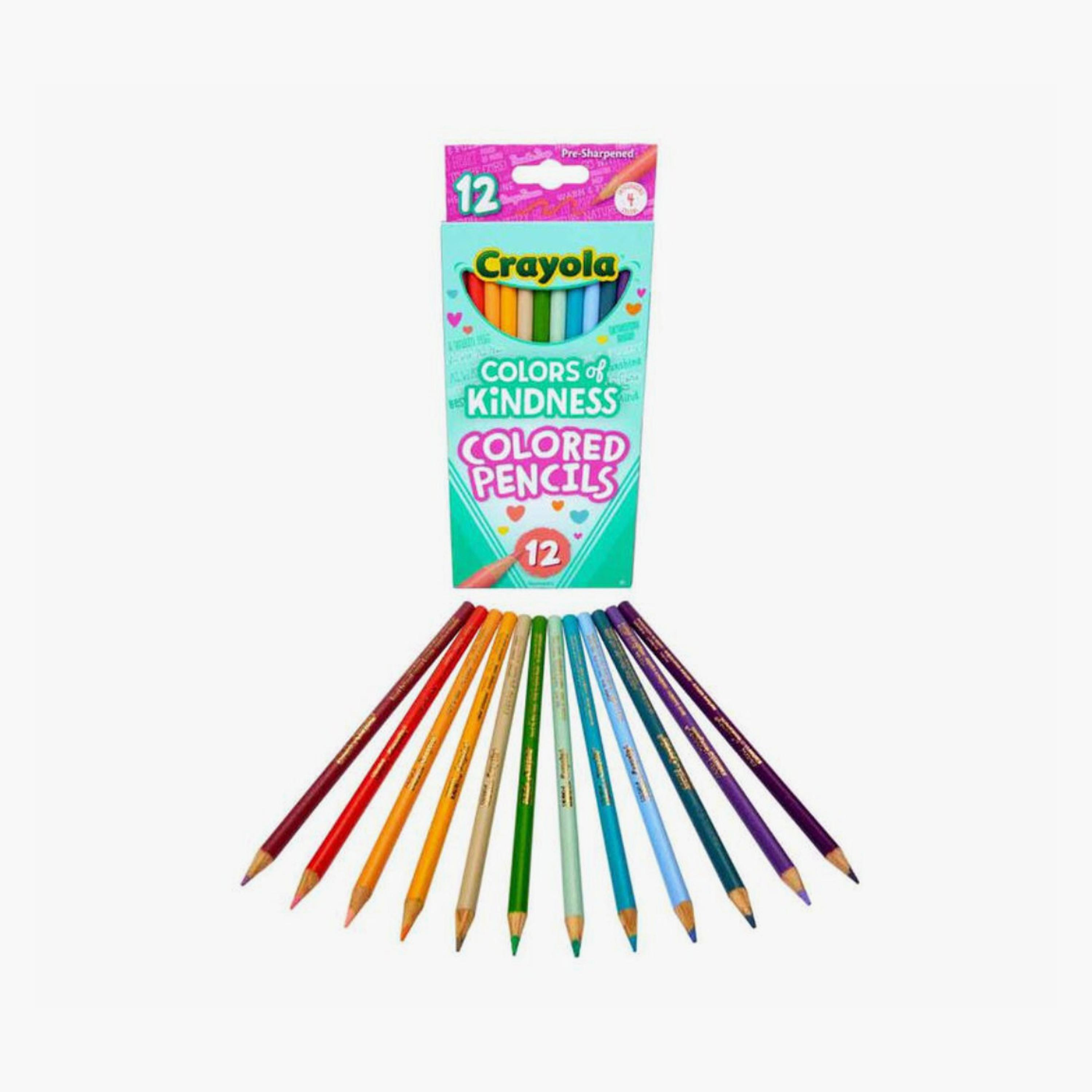 Crayola 12-Piece Colors of Kindness Coloured Pencils-school-artsandcrafts-image-1