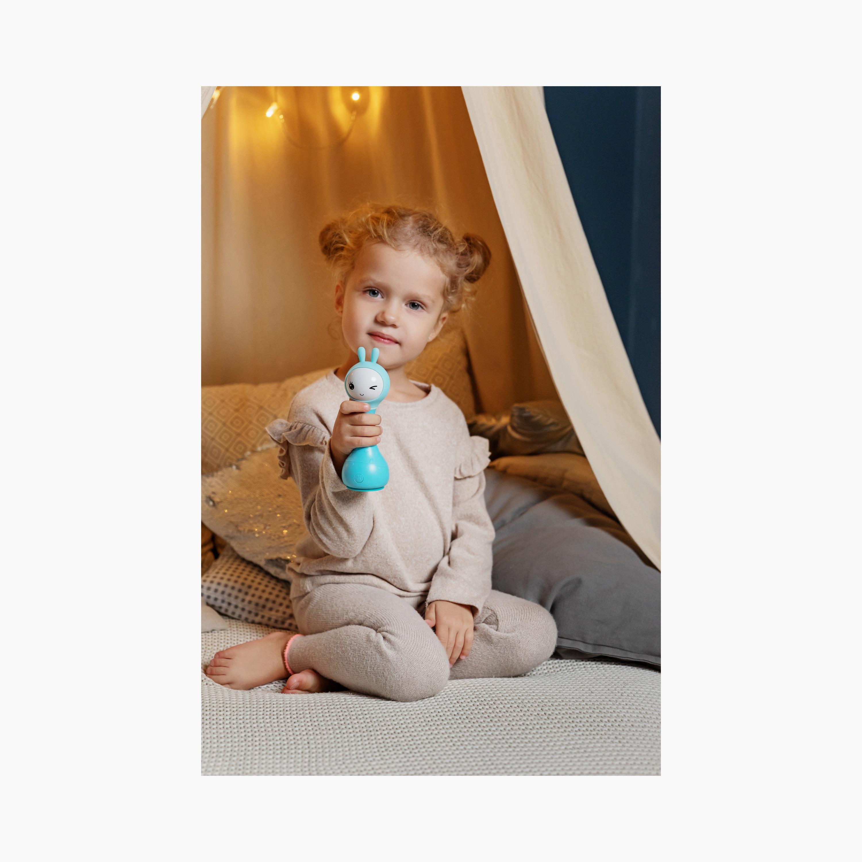 خشخيشة ذكية تهتز وتخبر من أليلو سمارتي - أزرق ذكي-toys-babyandtoddlertoys-lightsandmusicaltoys-image-4