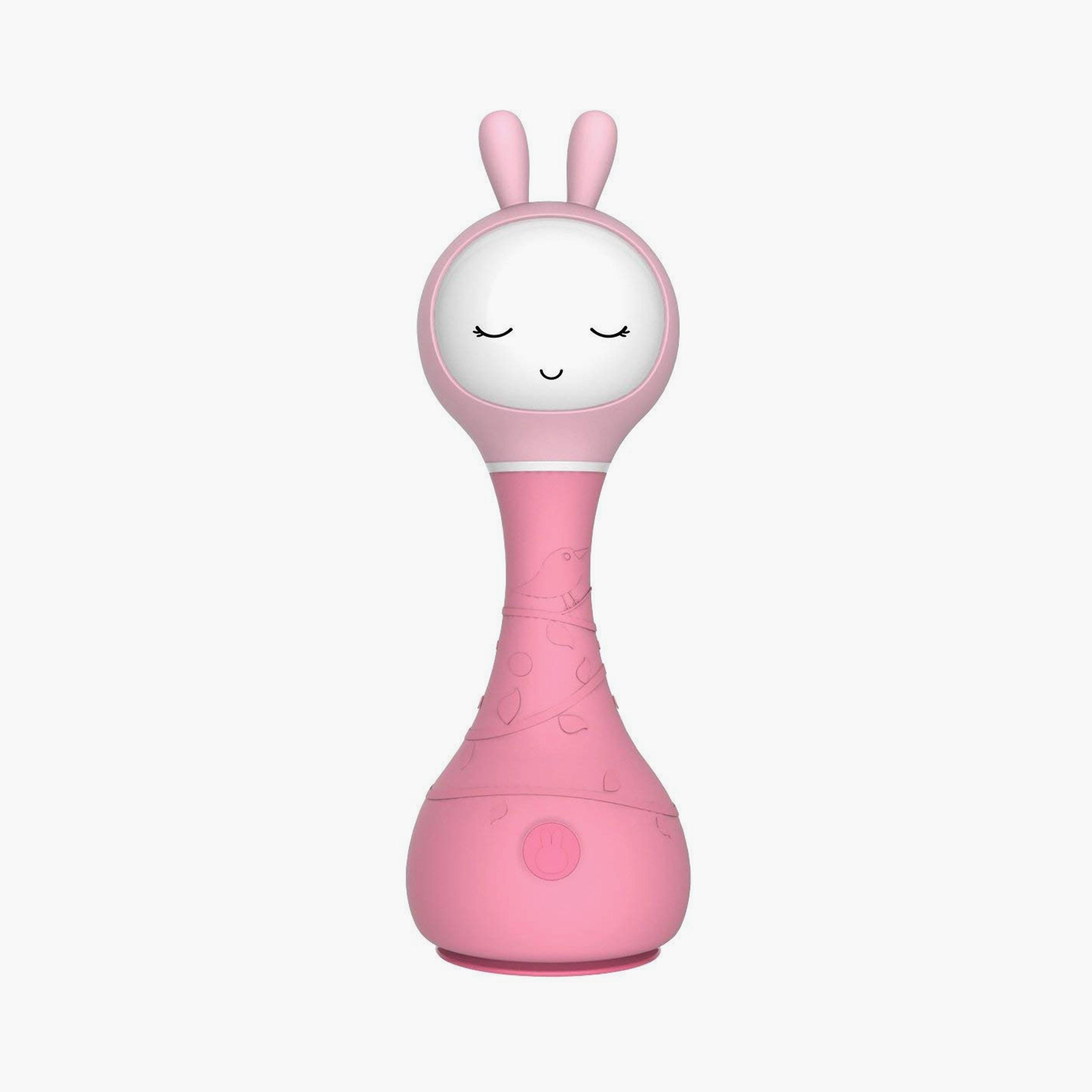 خشخيشة تهتز وتخبر من أليلو سمارتي - وردي ذكي-toys-babyandtoddlertoys-lightsandmusicaltoys-image-1