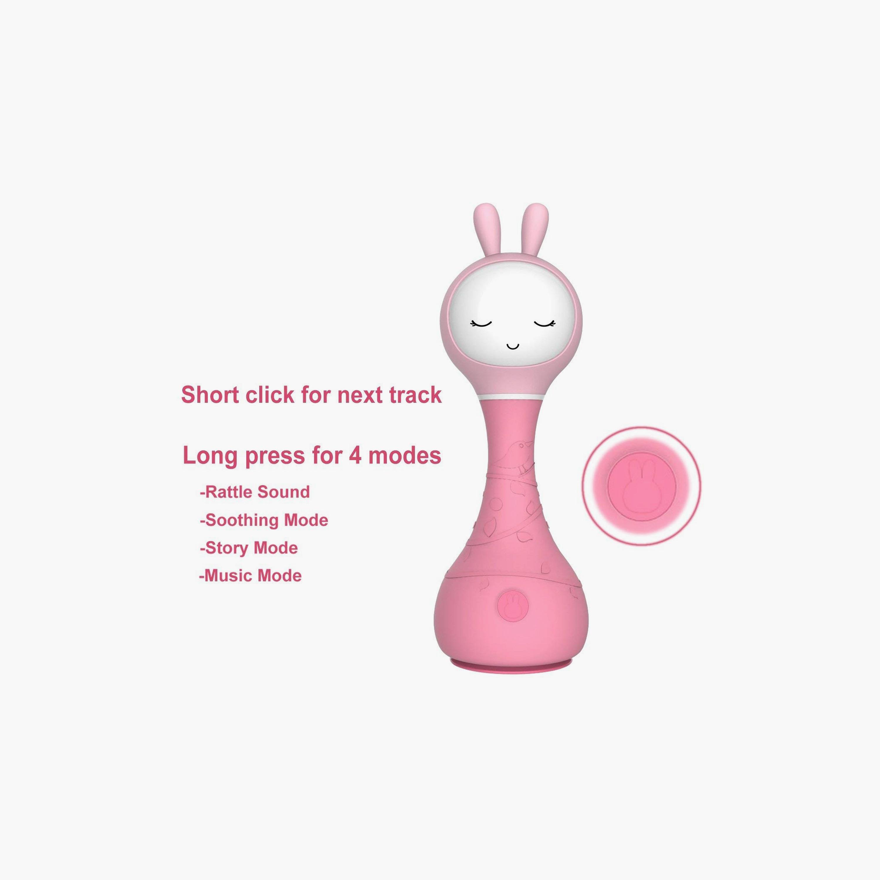 خشخيشة تهتز وتخبر من أليلو سمارتي - وردي ذكي-toys-babyandtoddlertoys-lightsandmusicaltoys-image-2
