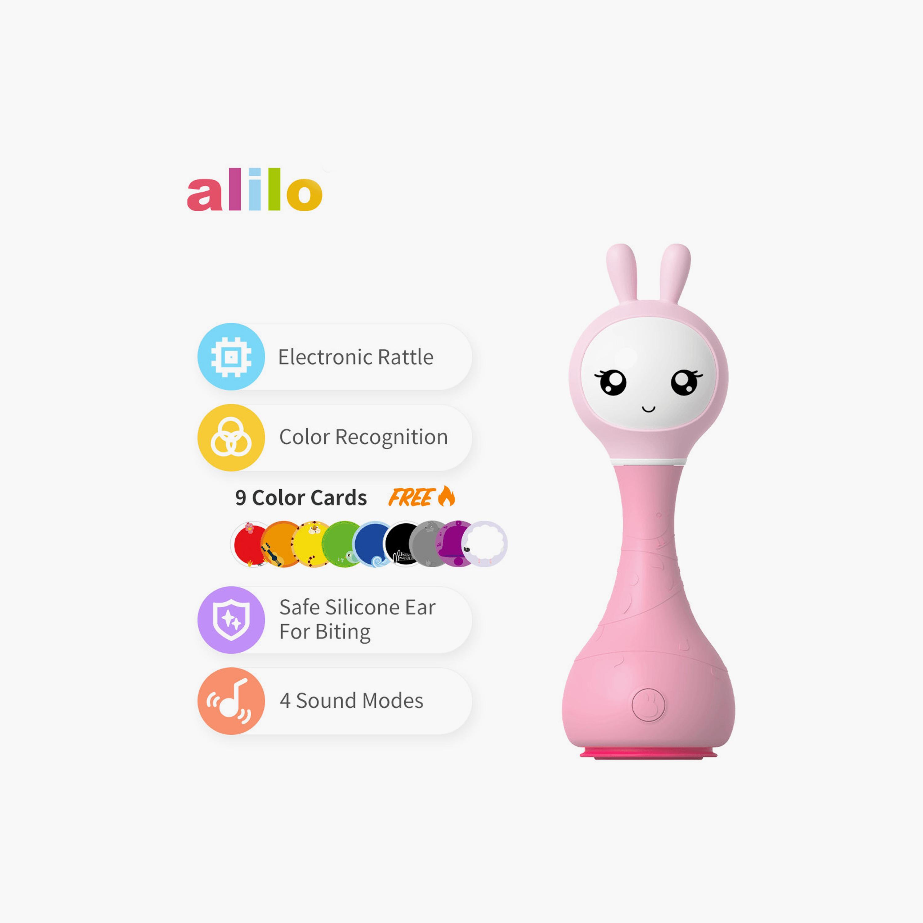خشخيشة تهتز وتخبر من أليلو سمارتي - وردي ذكي-toys-babyandtoddlertoys-lightsandmusicaltoys-image-3