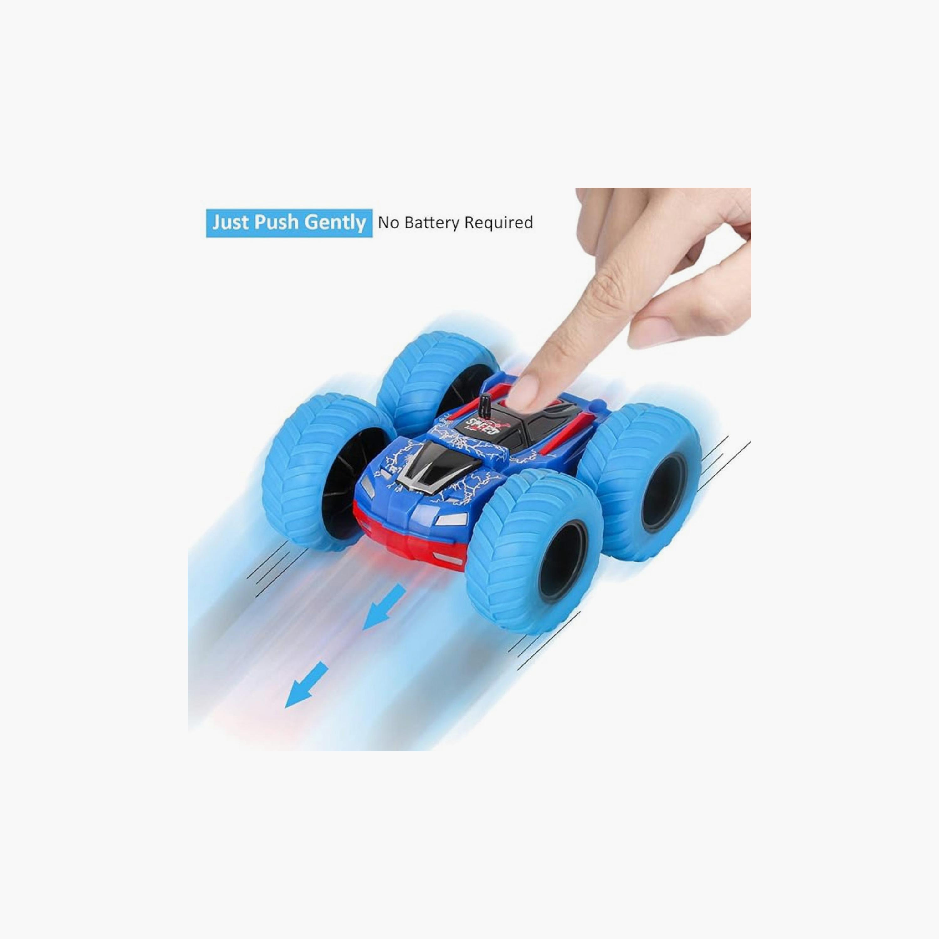 D-Power Double-Sided Friction-Powered Monster Truck - Green-toys-playvehicles-cars-image-3