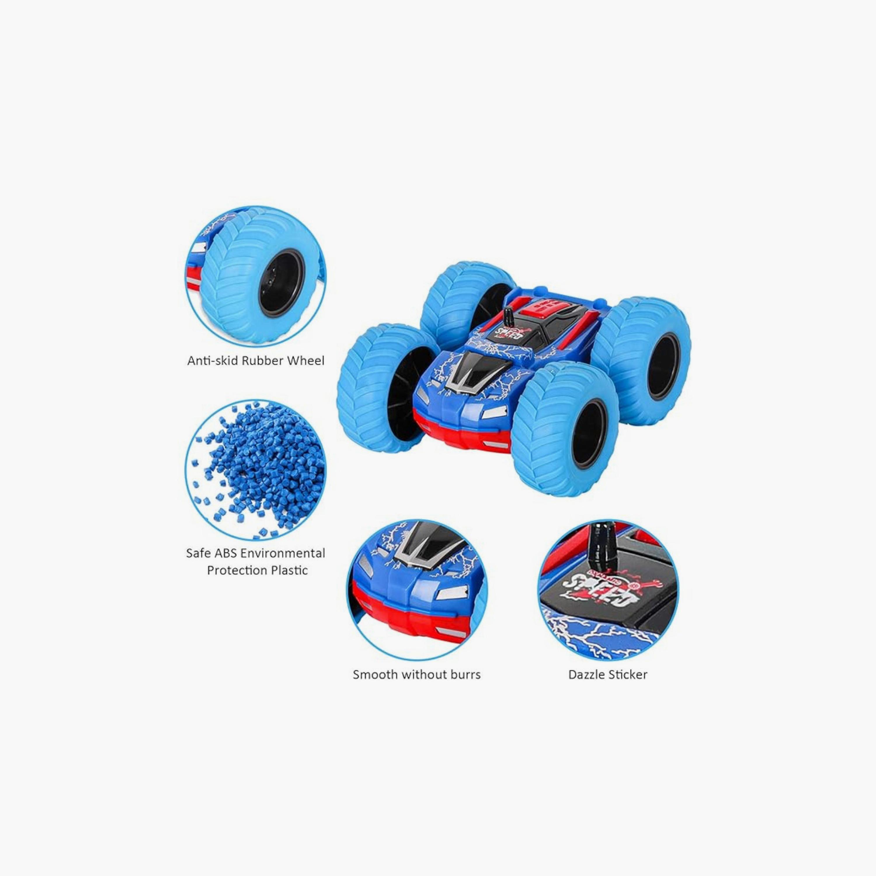 D-Power Double-Sided Friction-Powered Monster Truck - Green-toys-playvehicles-cars-image-5
