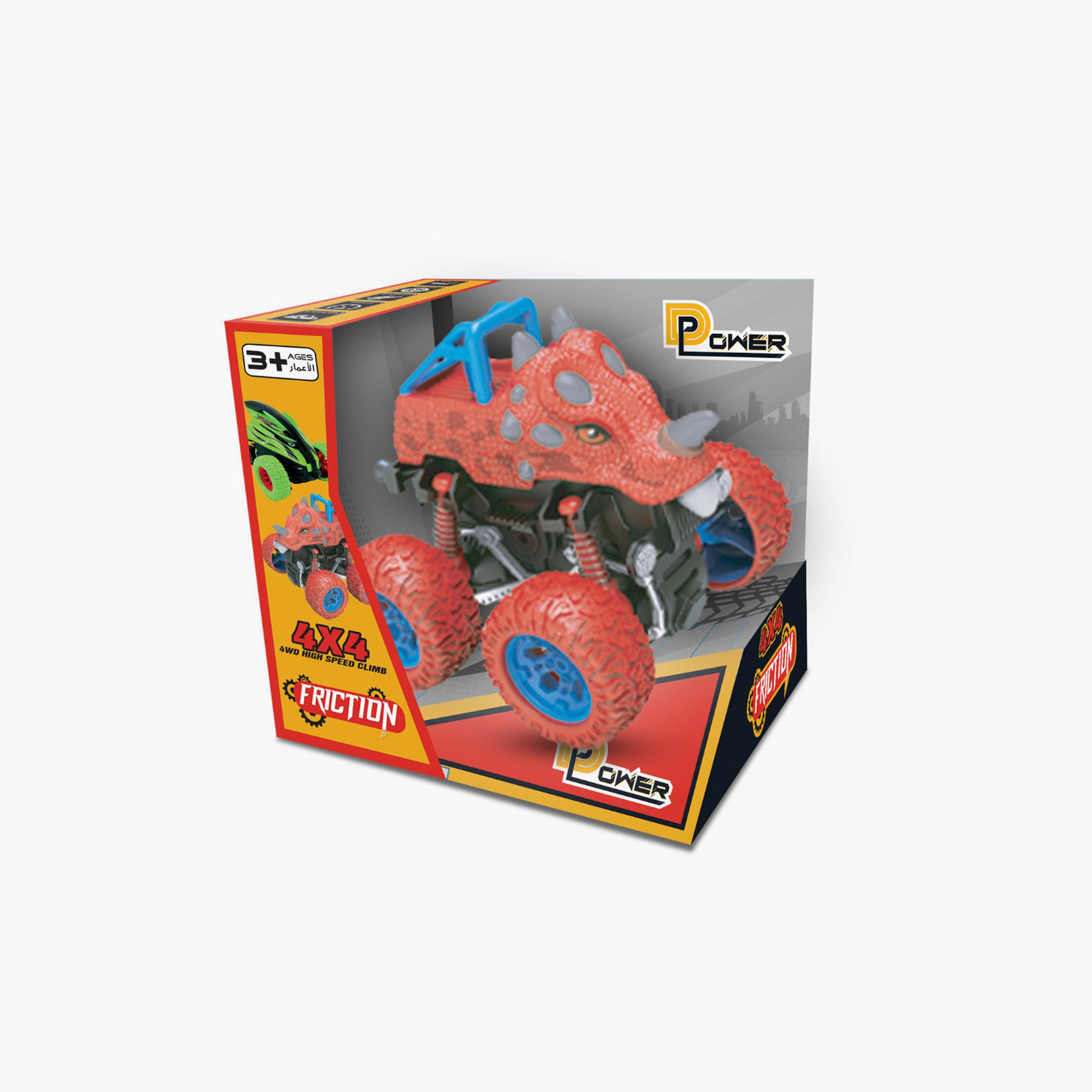 مجموعة ألعاب أسطول الديناصورات بالقصور الذاتي أحمر من دي باور-toys-playvehicles-cars-image-3