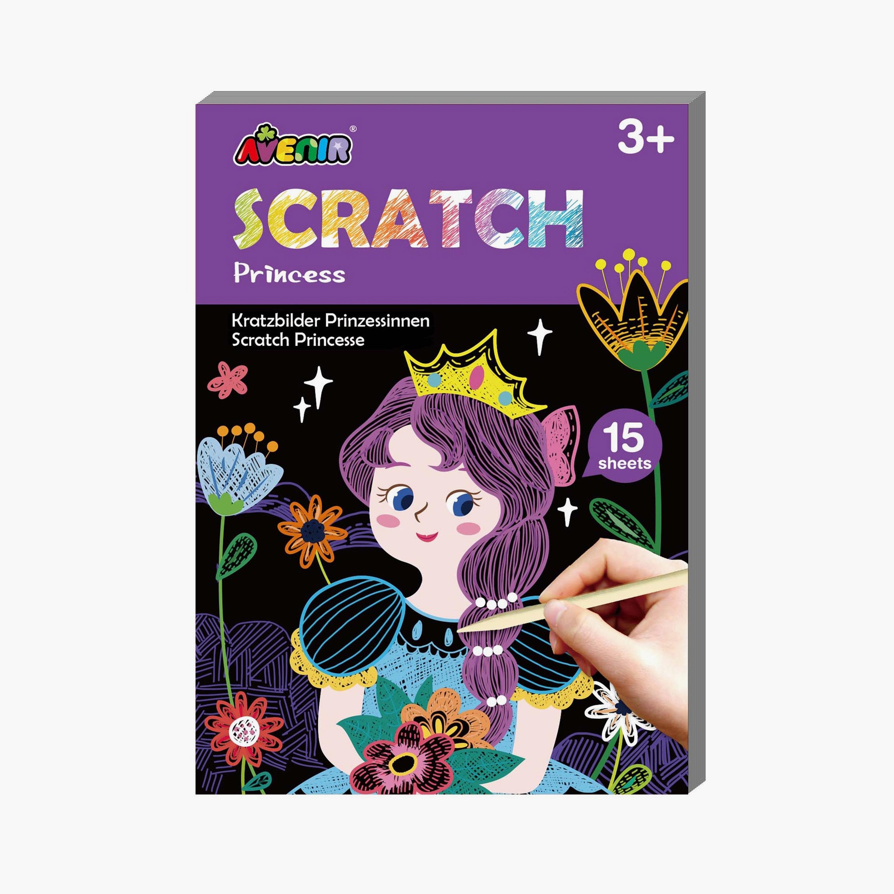 Avenir Mini Scratch Book - Princess-school-artsandcrafts-image-1