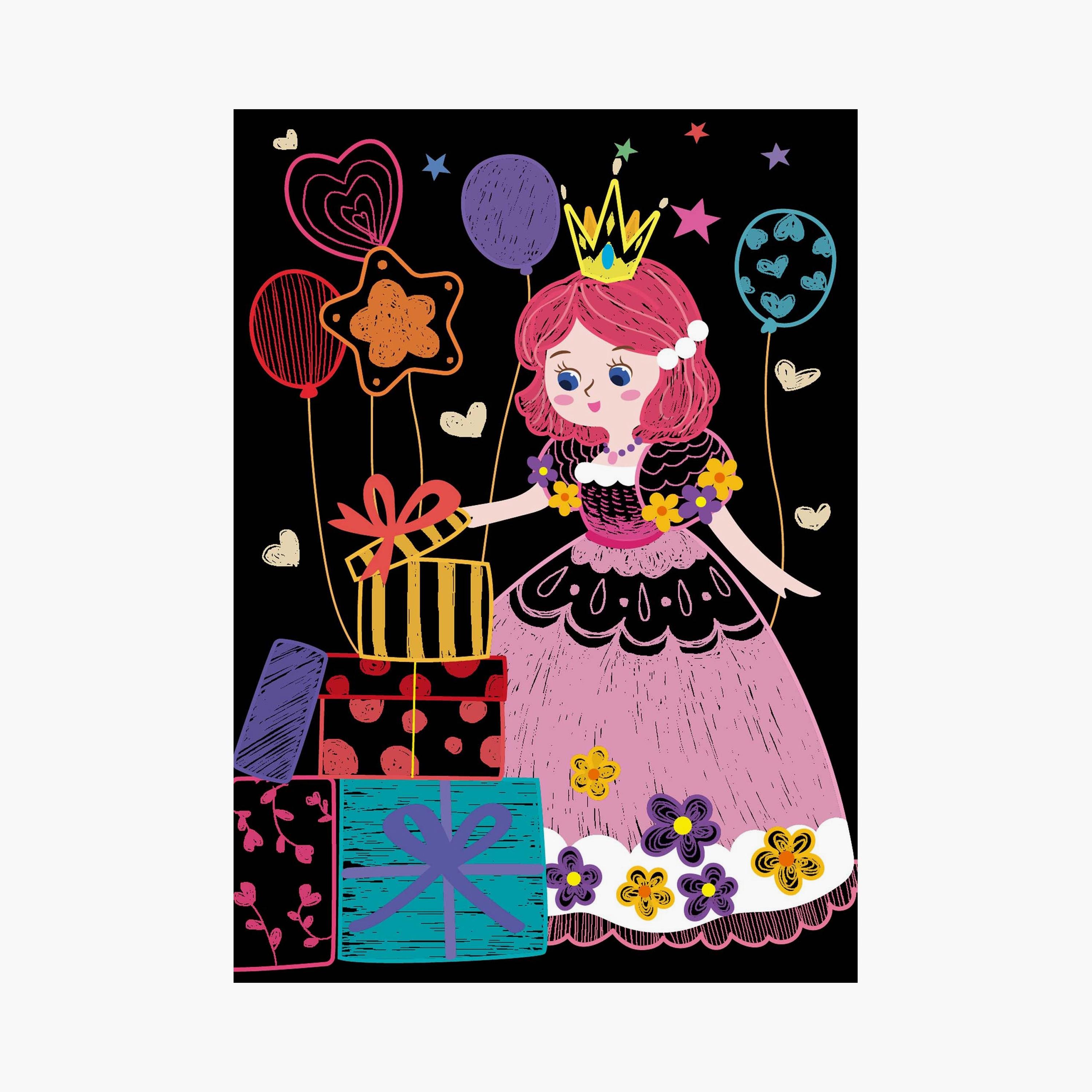 Avenir Mini Scratch Book - Princess-school-artsandcrafts-image-4