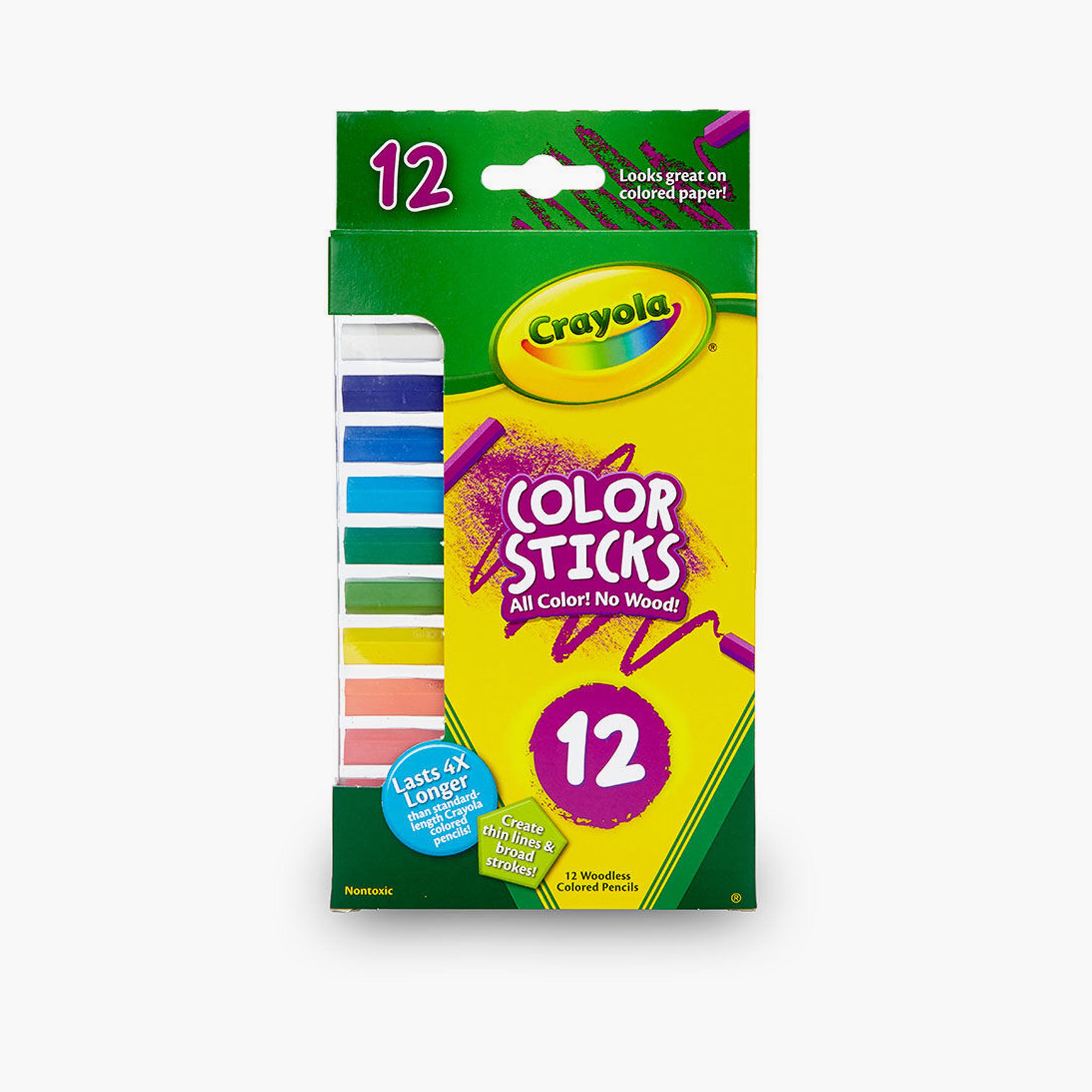 عصي التلوين من كرايولا - 12 قطعة-school-stationery-sets-image-2