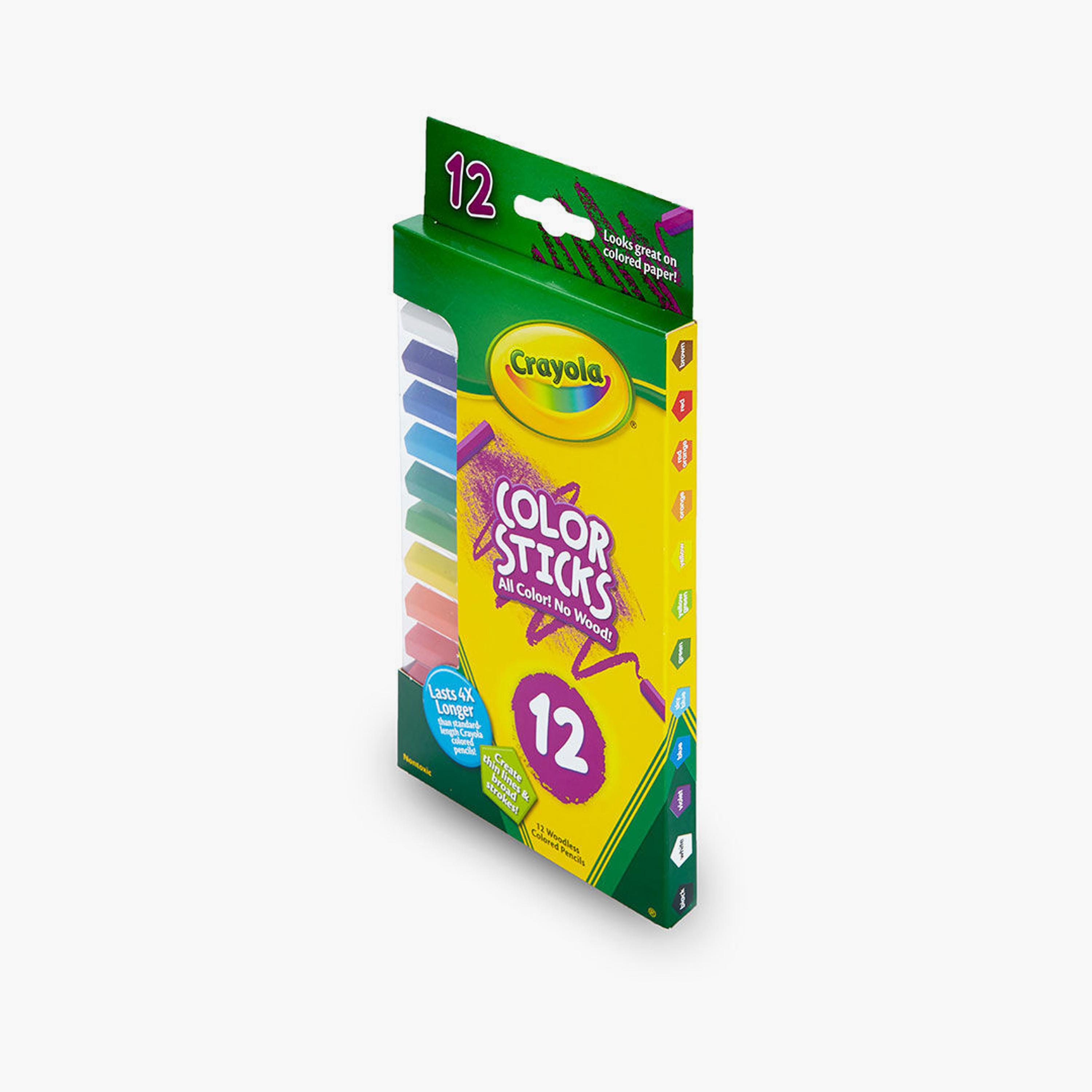 عصي التلوين من كرايولا - 12 قطعة-school-stationery-sets-image-4
