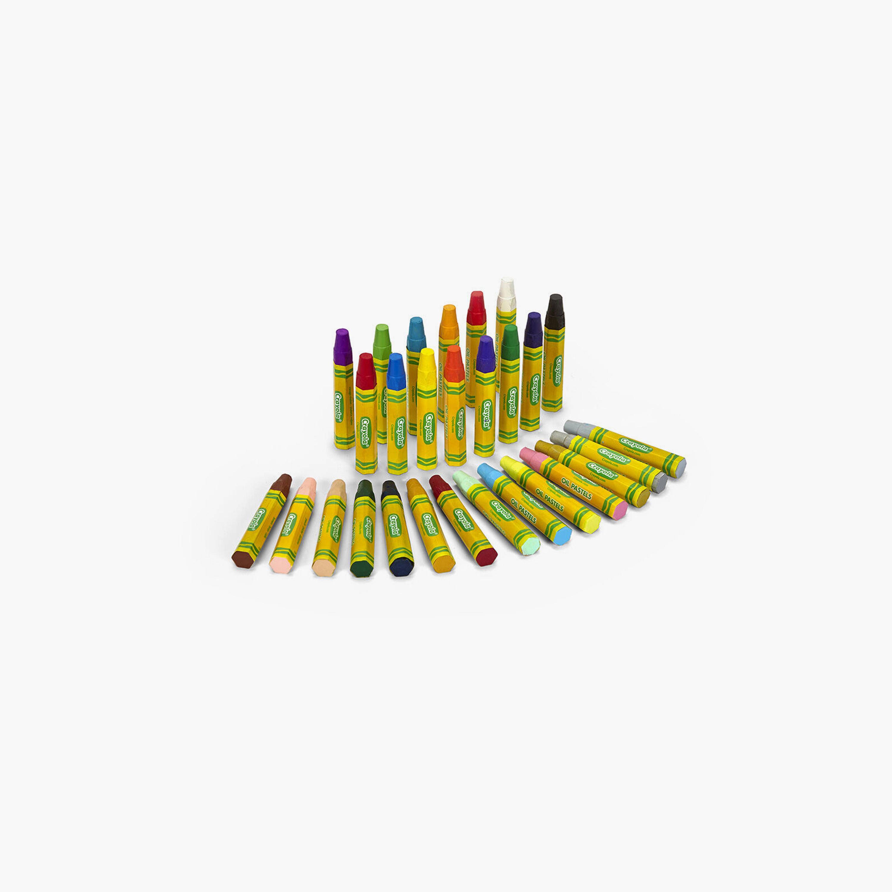 ألوان الباستيل الزيتي من كرايولا - 28 قطعة-school-artsandcrafts-image-1