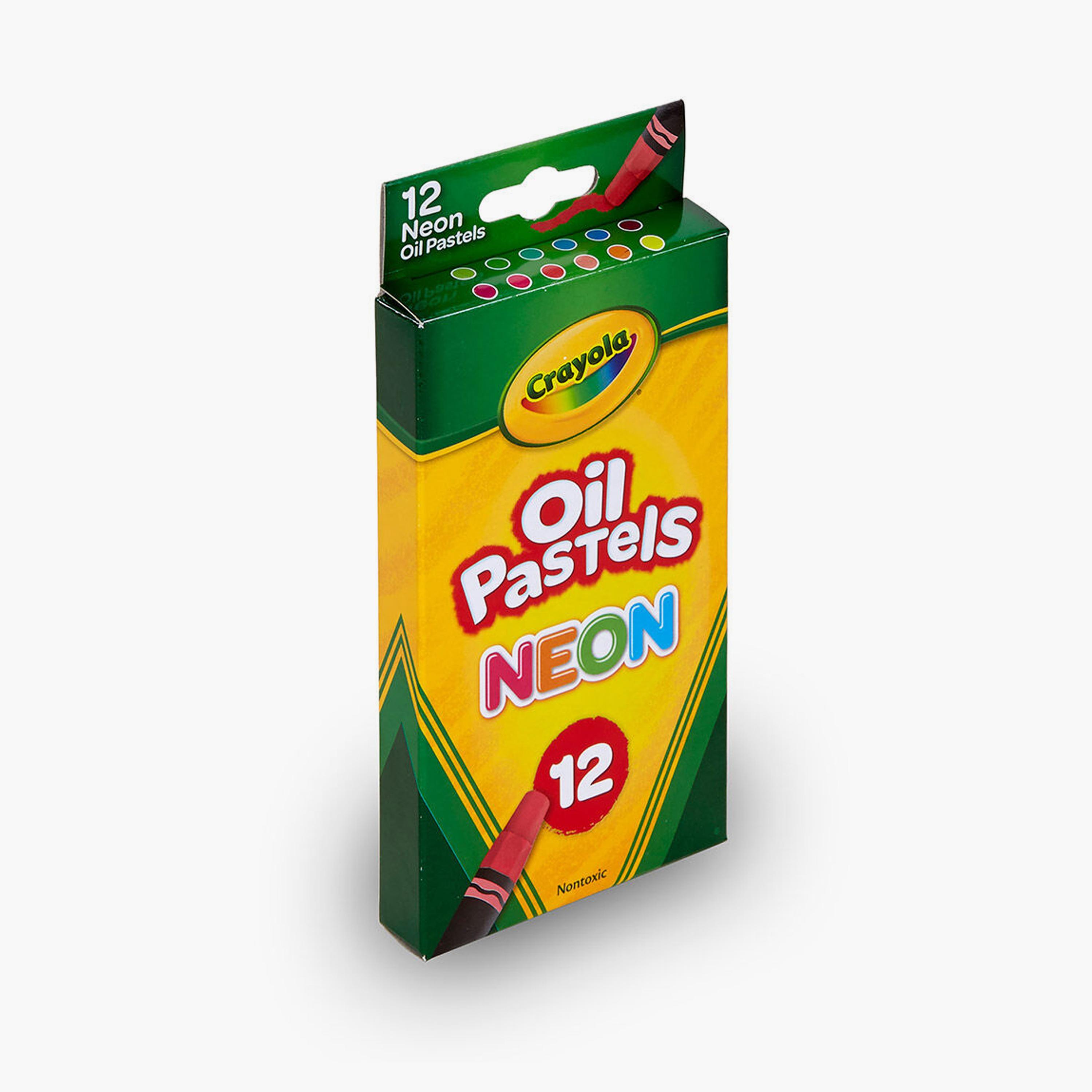 Crayola 12-Piece Oil Pastel Colors - Neon-school-artsandcrafts-image-5