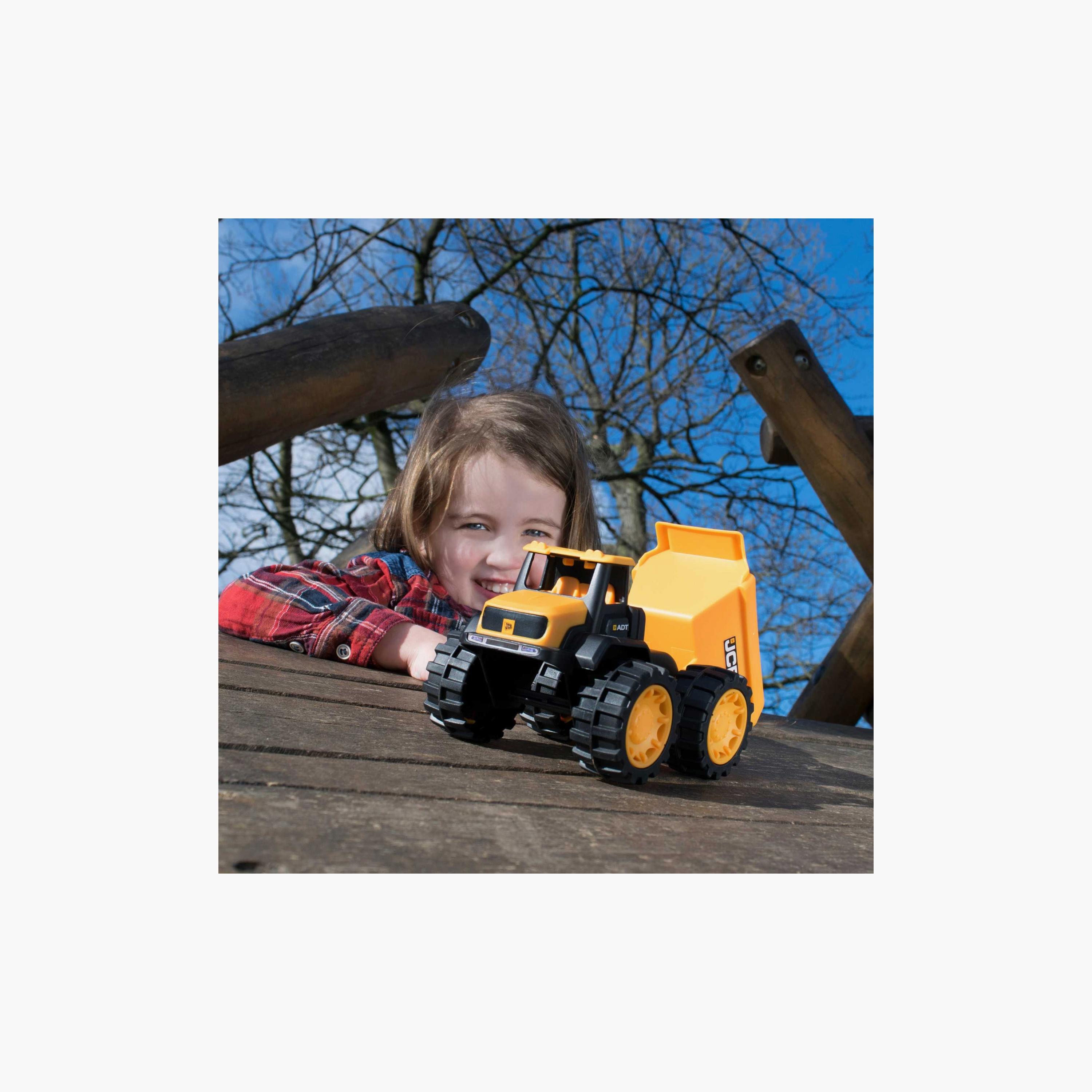 D-Power Teamsterz JCB Dump Truck Sand Tool and Helmet Playset - 10-inch-toys-playvehicles-utilityvehicles-image-10