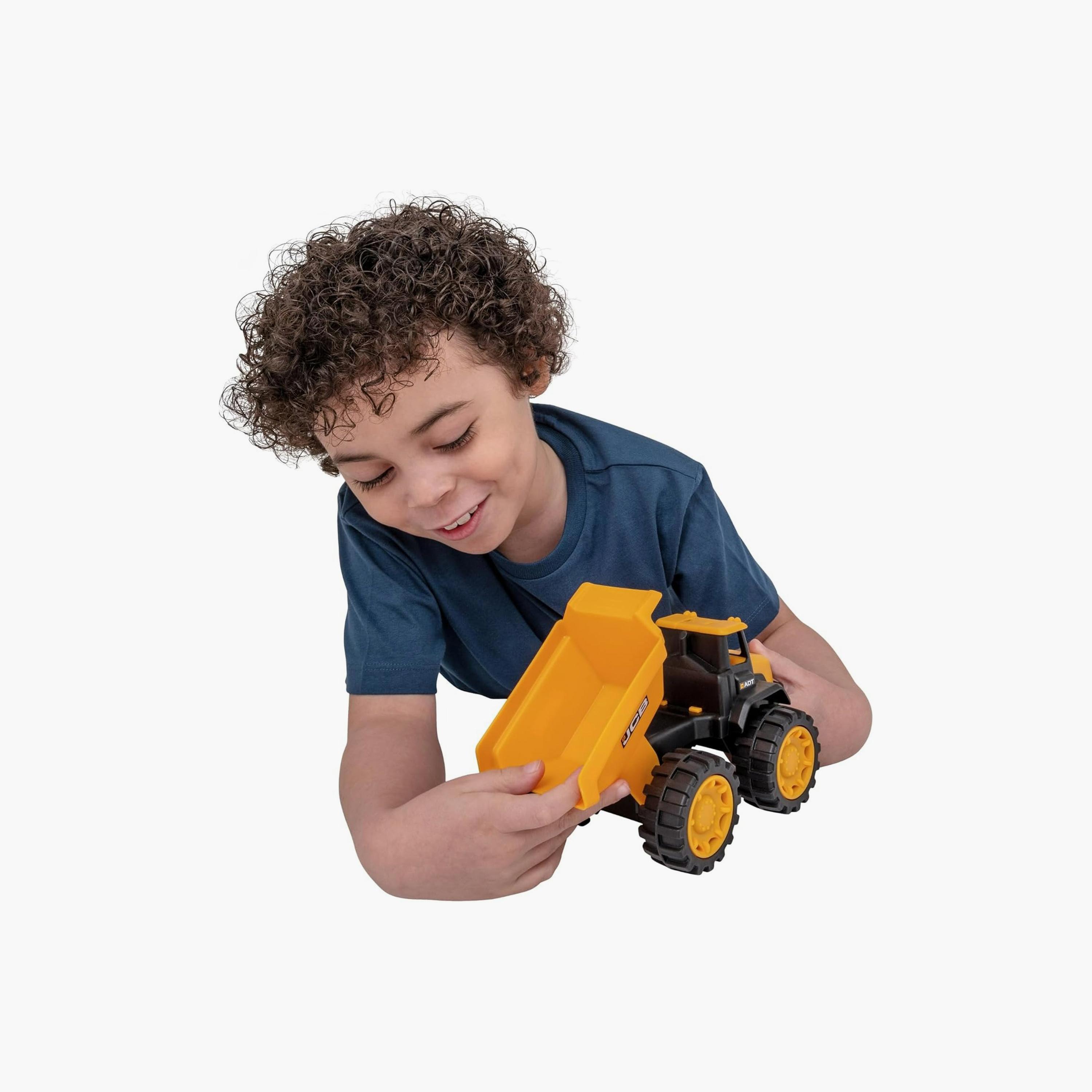 D-Power Teamsterz JCB Dump Truck Sand Tool and Helmet Playset - 10-inch-toys-playvehicles-utilityvehicles-image-5