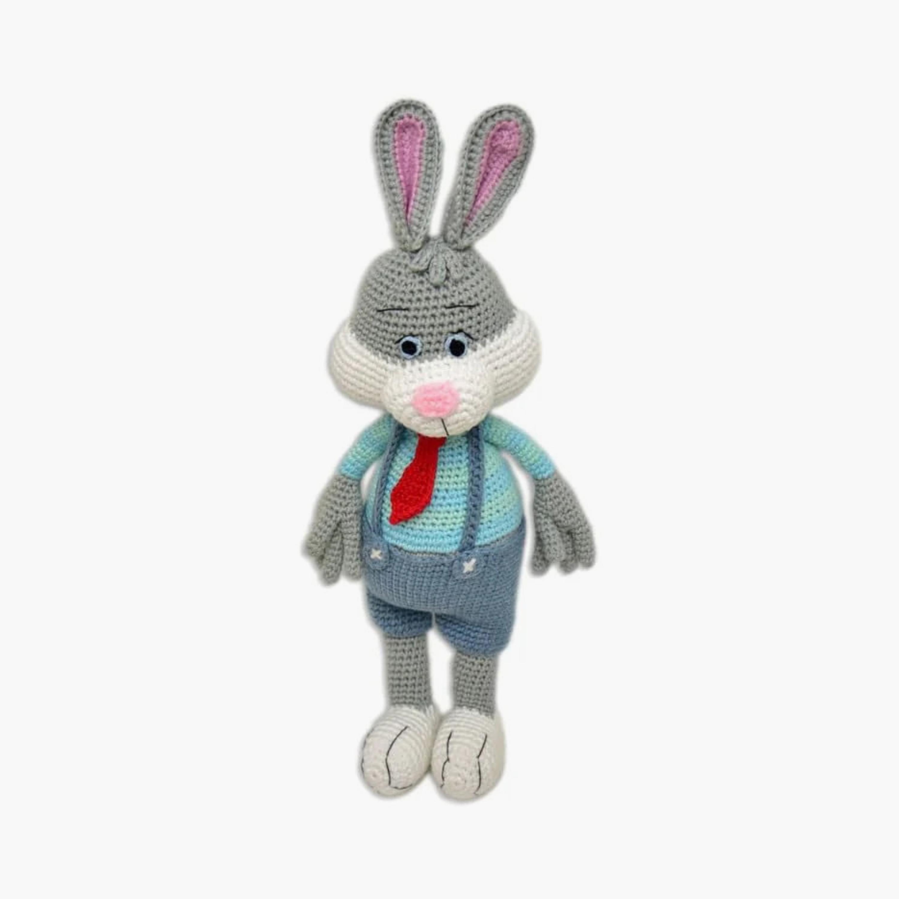 Happy Threads Handmade Crocheted Toy - Jasper the Bunny - 16 inch-toys-dollsandplaysets-dolls-image-1