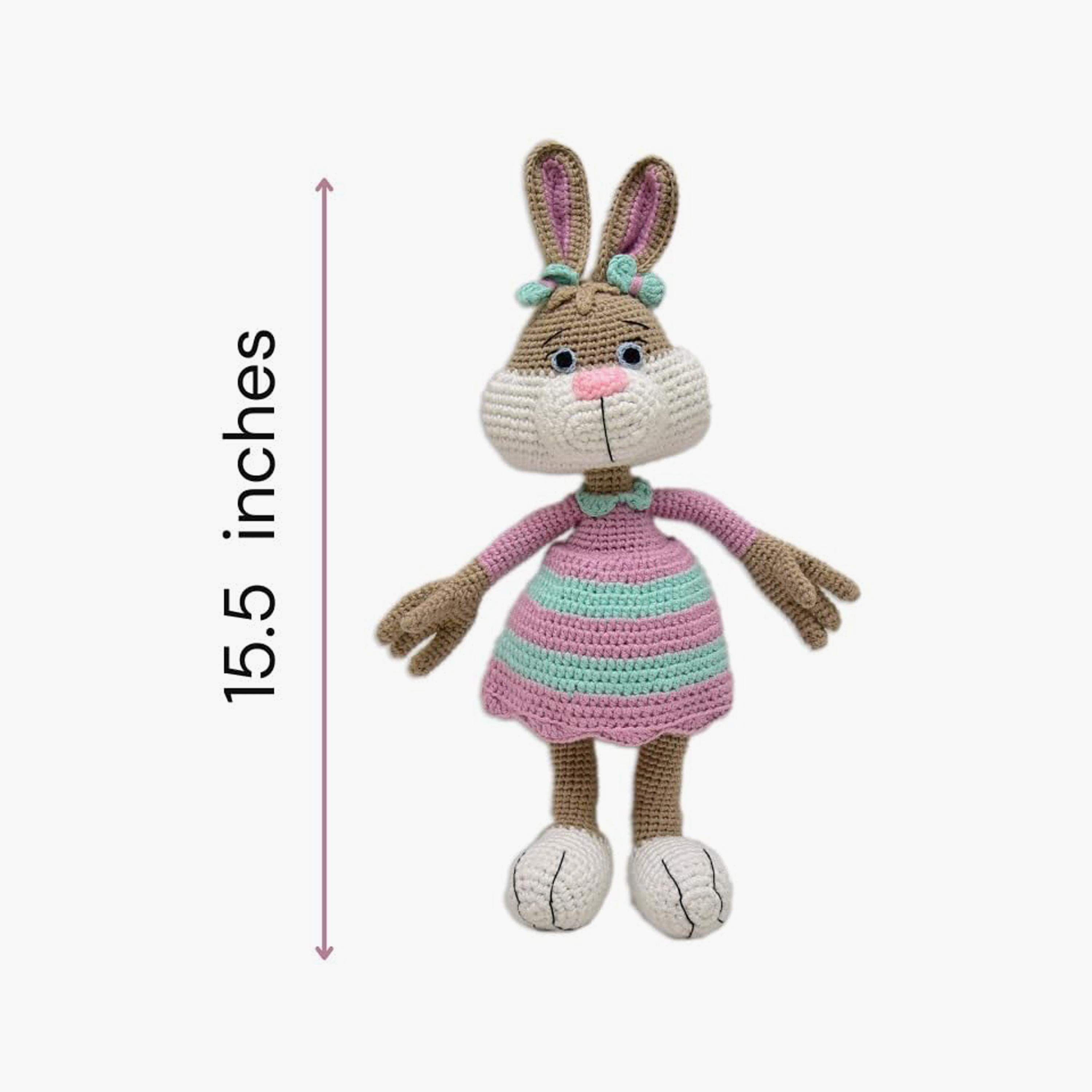 Happy Threads Handmade Crocheted Toy - Jill the Bunny - 16 inch-toys-dollsandplaysets-dolls-image-4