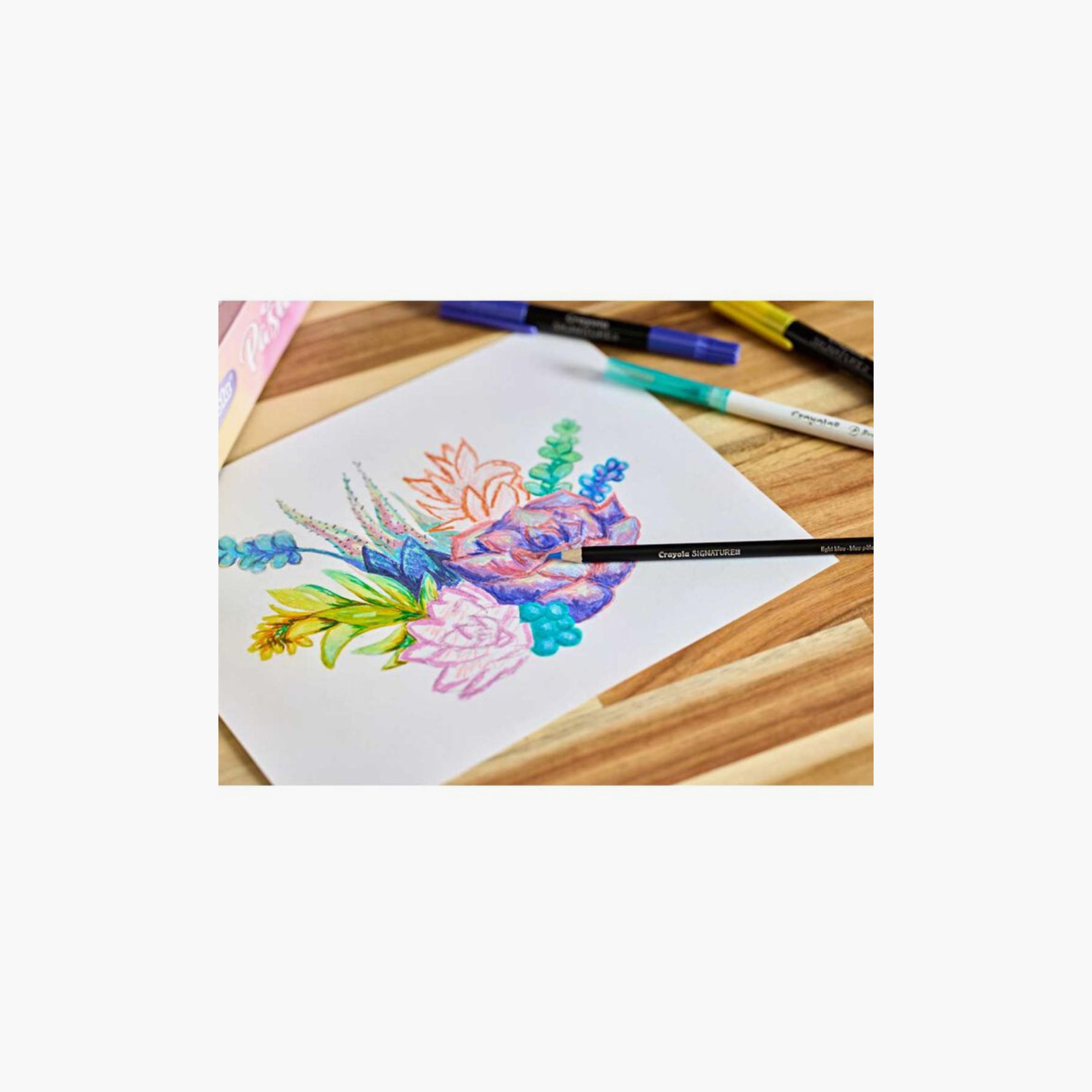 كتاب تلوين مجموعة فناني الباستيل من كرايولا-school-stationery-sets-image-5