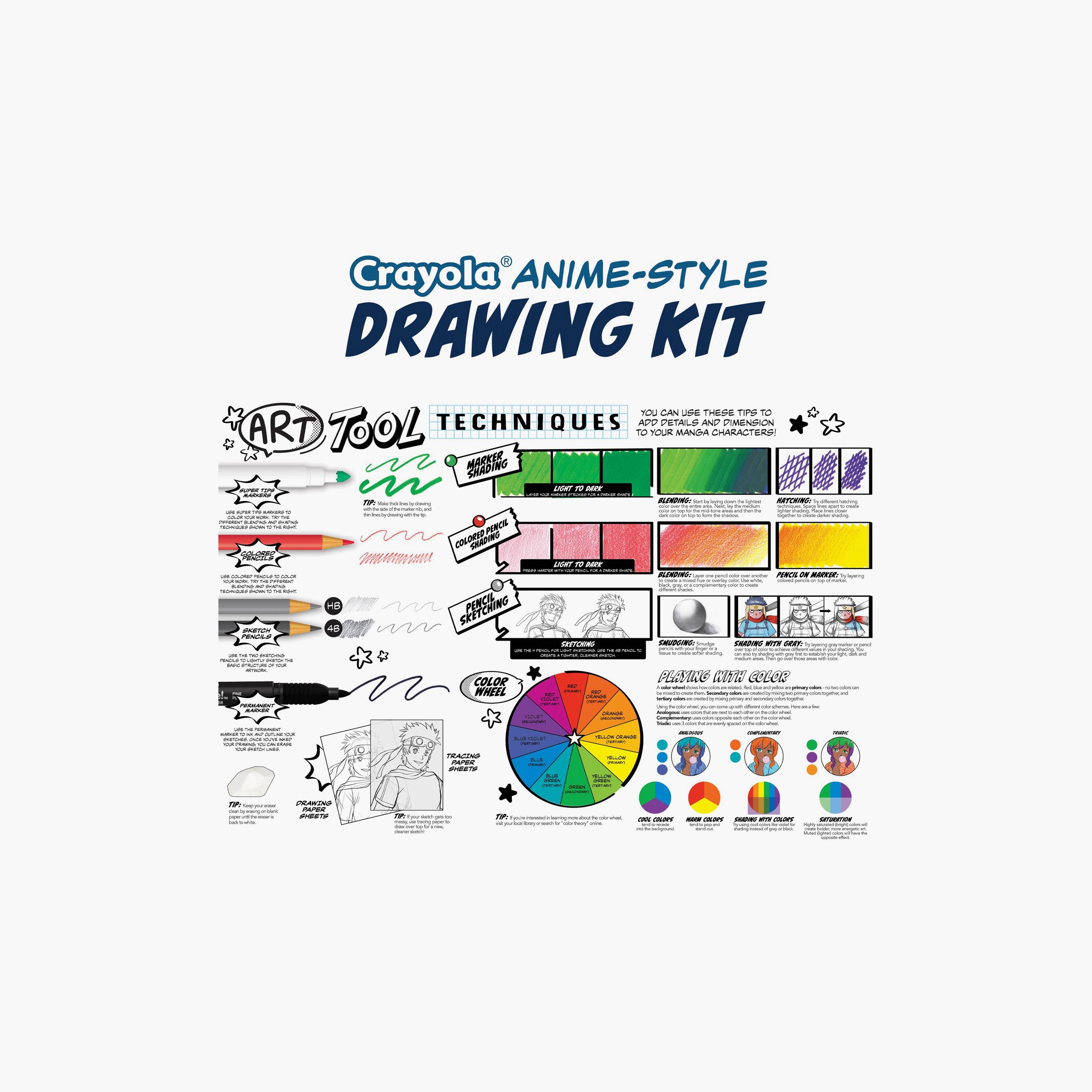 مجموعة رسم لتعلم رسم المانغا الخاصة بك من كرايولا-school-artsandcrafts-image-3