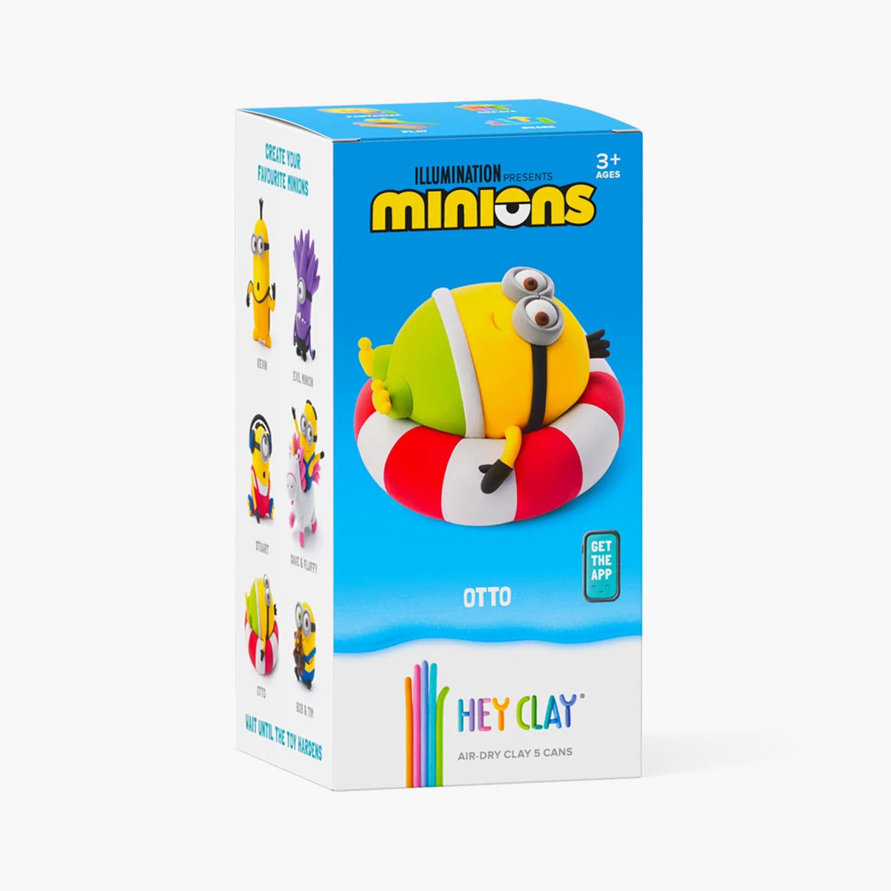 Hey Clay Fluffy Pets with 5-Piece Air-Dry Clay - Minions Otto-toys-educational-doughtoys-image-3