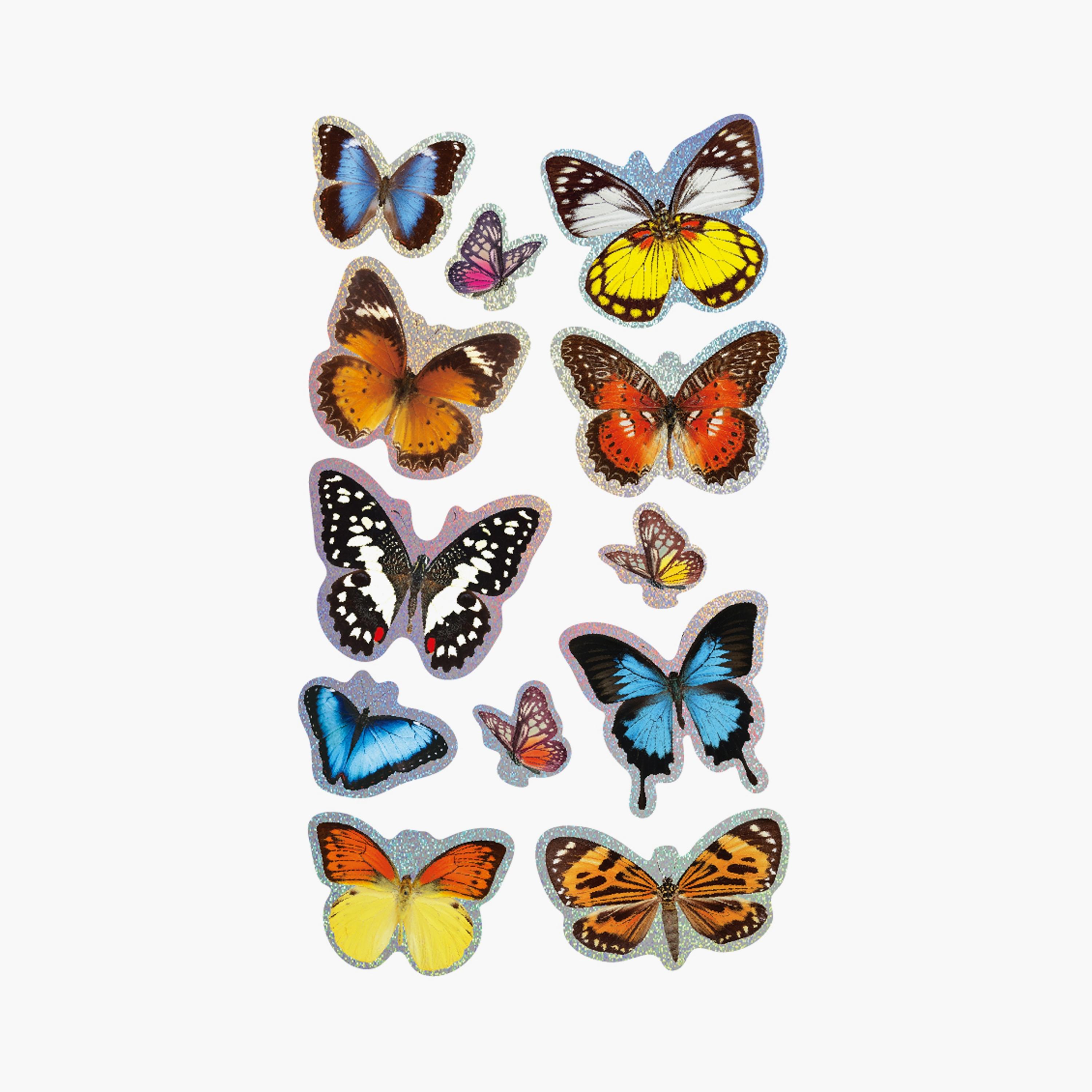 Avenir 10-Piece 3D Stickers - Butterfly-school-artsandcrafts-image-1
