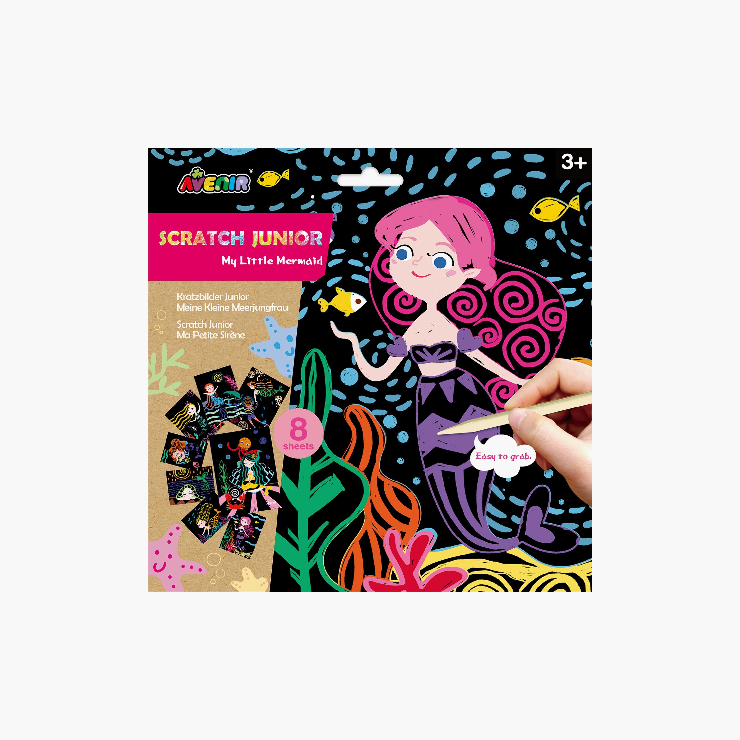 كتاب خدش من أفينير - حورية البحر الصغيرة-school-artsandcrafts-image-12