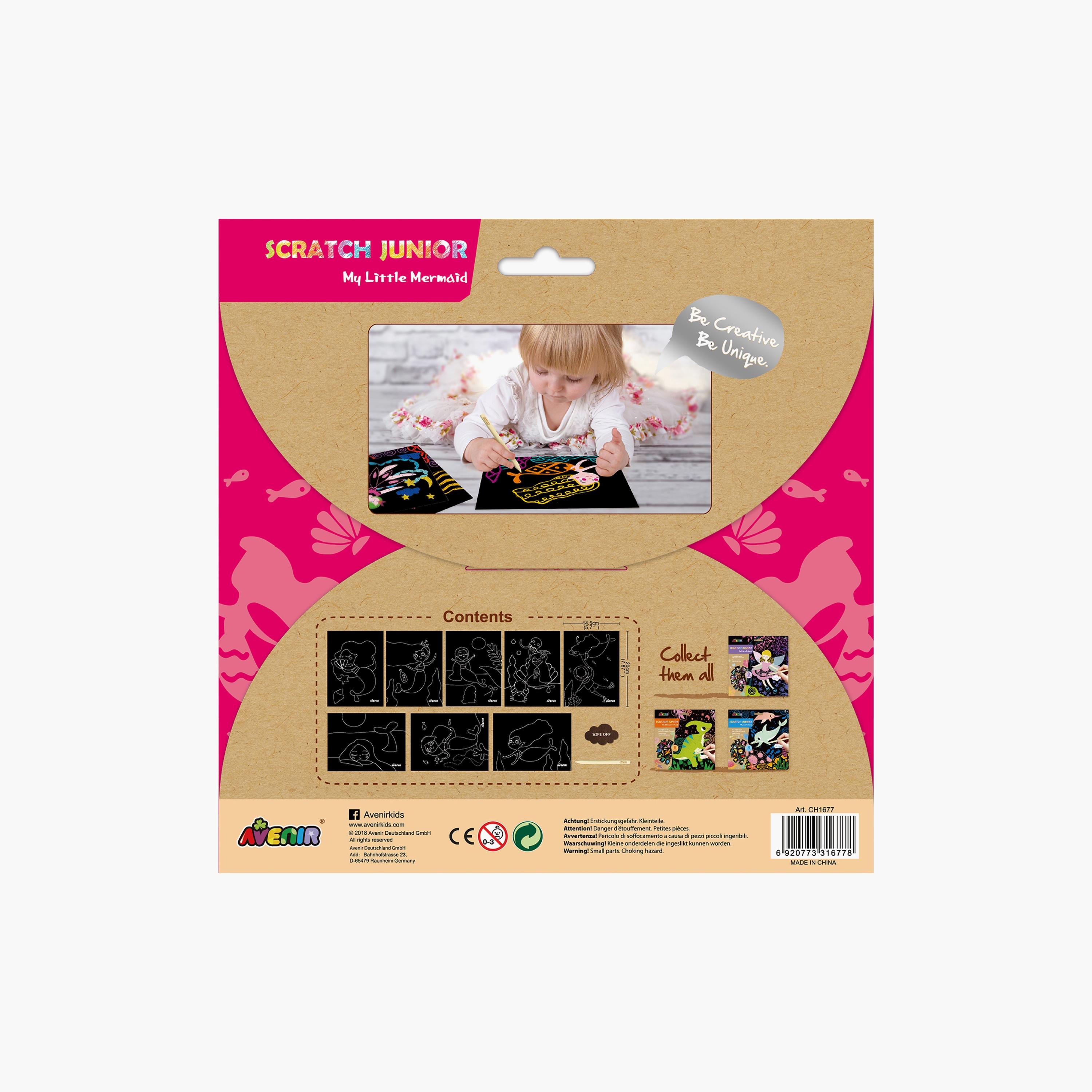 كتاب خدش من أفينير - حورية البحر الصغيرة-school-artsandcrafts-image-13