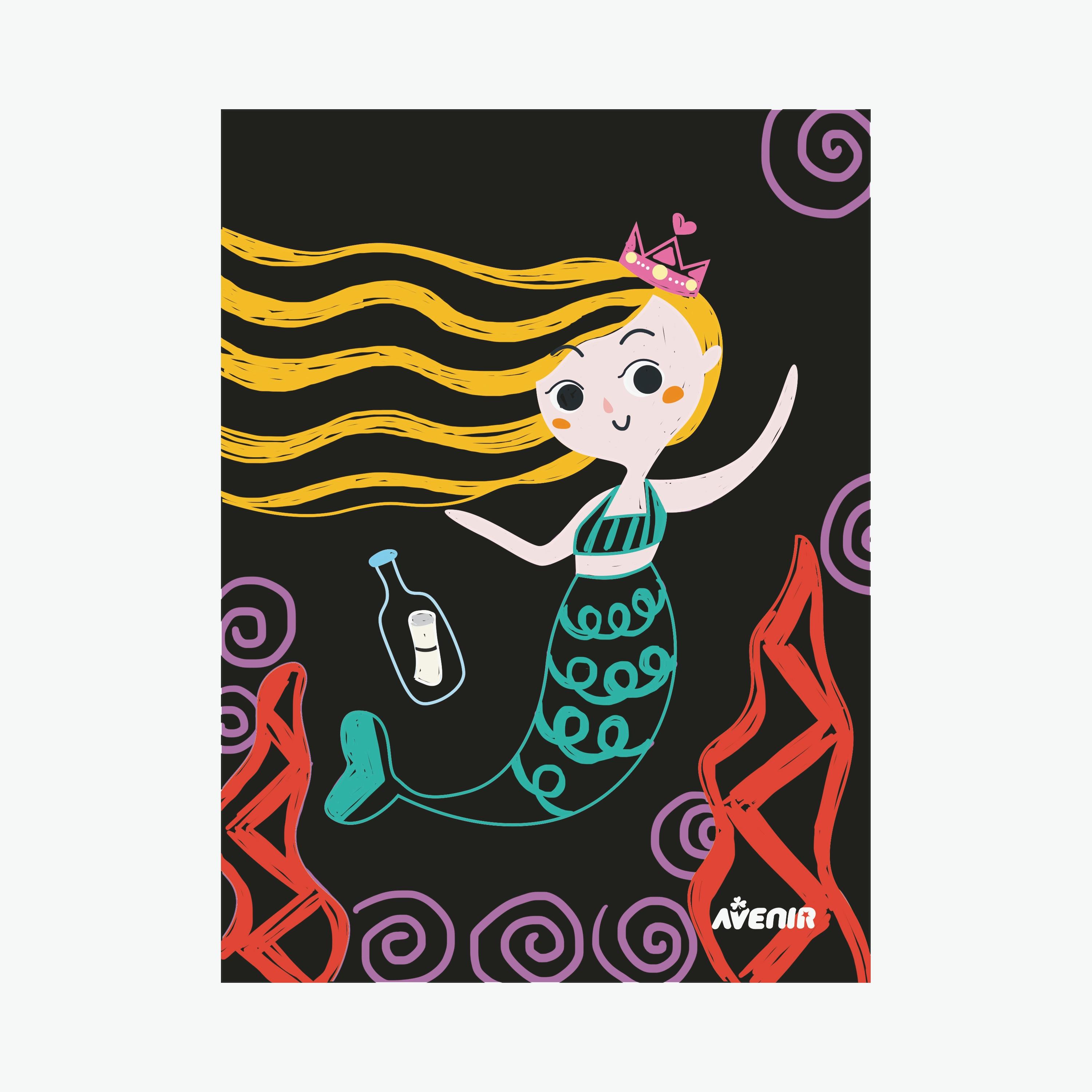 كتاب خدش من أفينير - حورية البحر الصغيرة-school-artsandcrafts-image-17