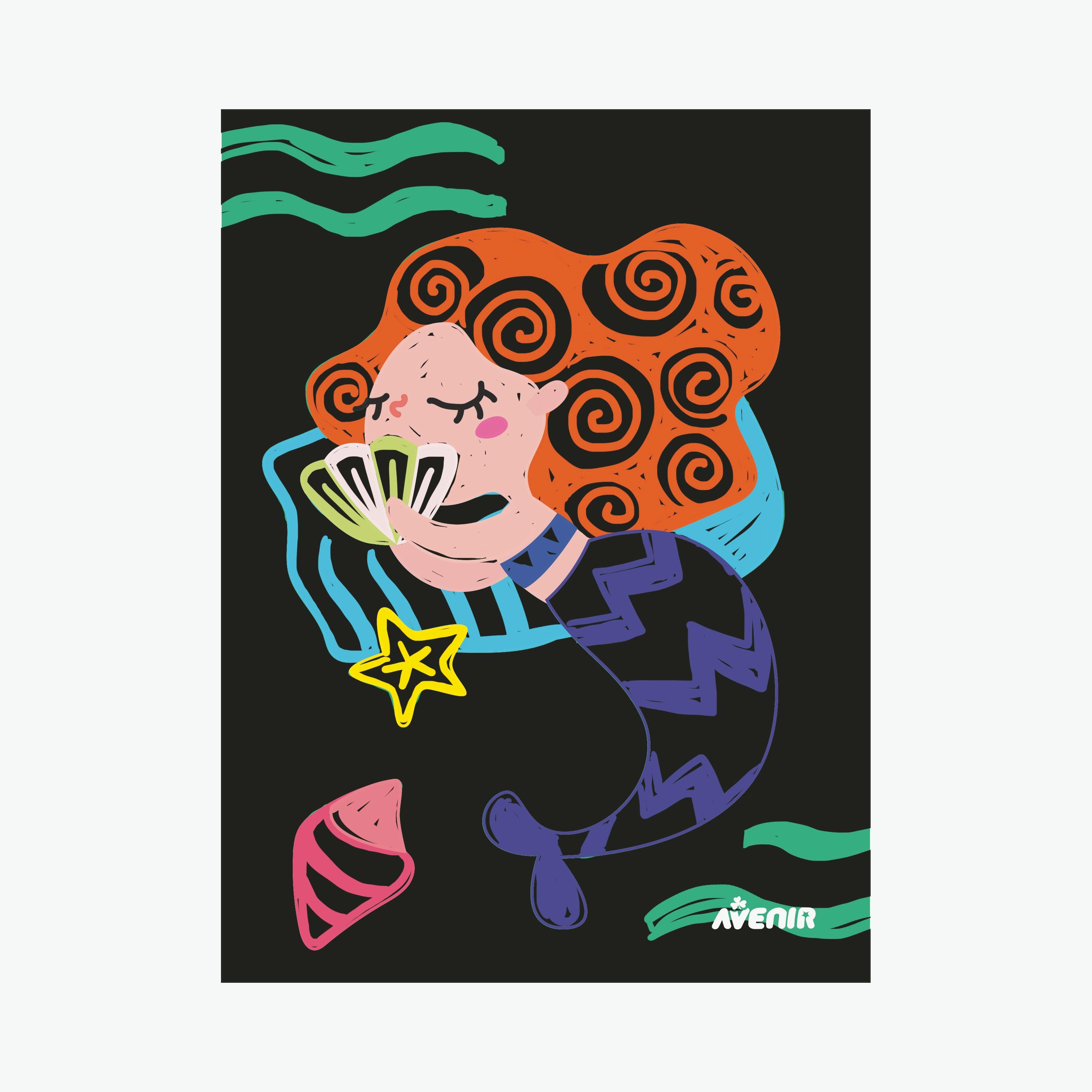 كتاب خدش من أفينير - حورية البحر الصغيرة-school-artsandcrafts-image-19