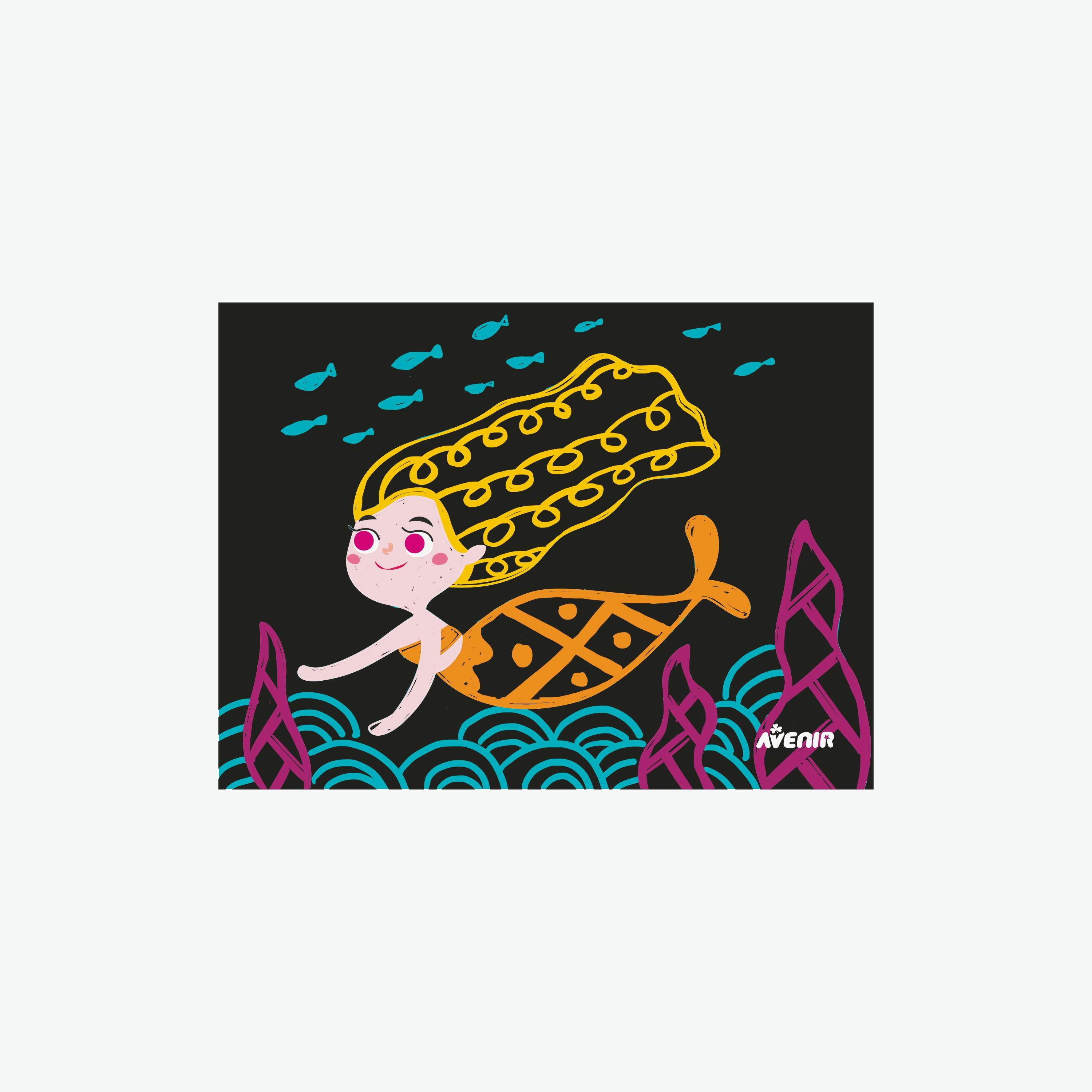 كتاب خدش من أفينير - حورية البحر الصغيرة-school-artsandcrafts-image-20