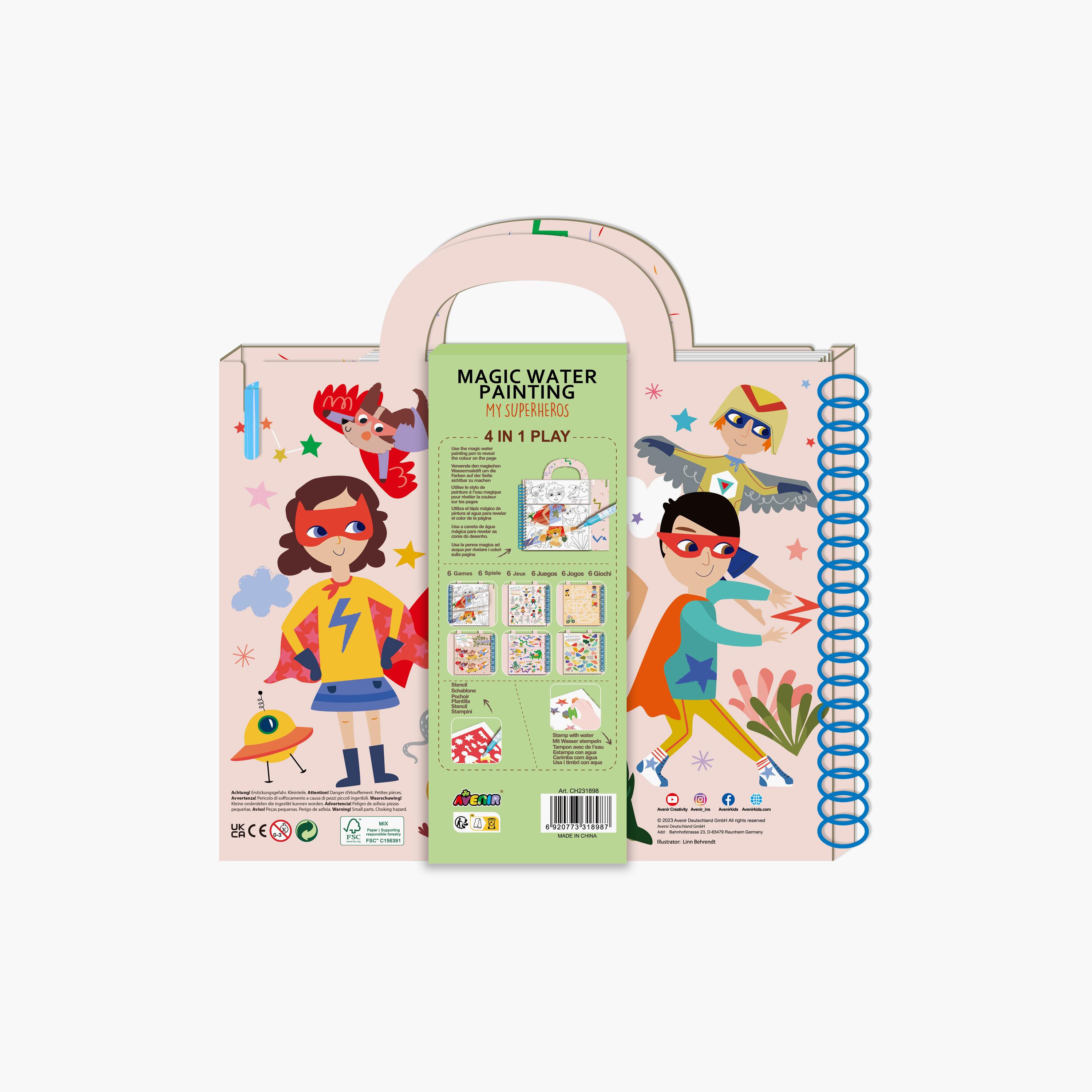 مجموعة تلوين بالماء السحري من أفينير - أبطالي الخارقون-school-artsandcrafts-image-7