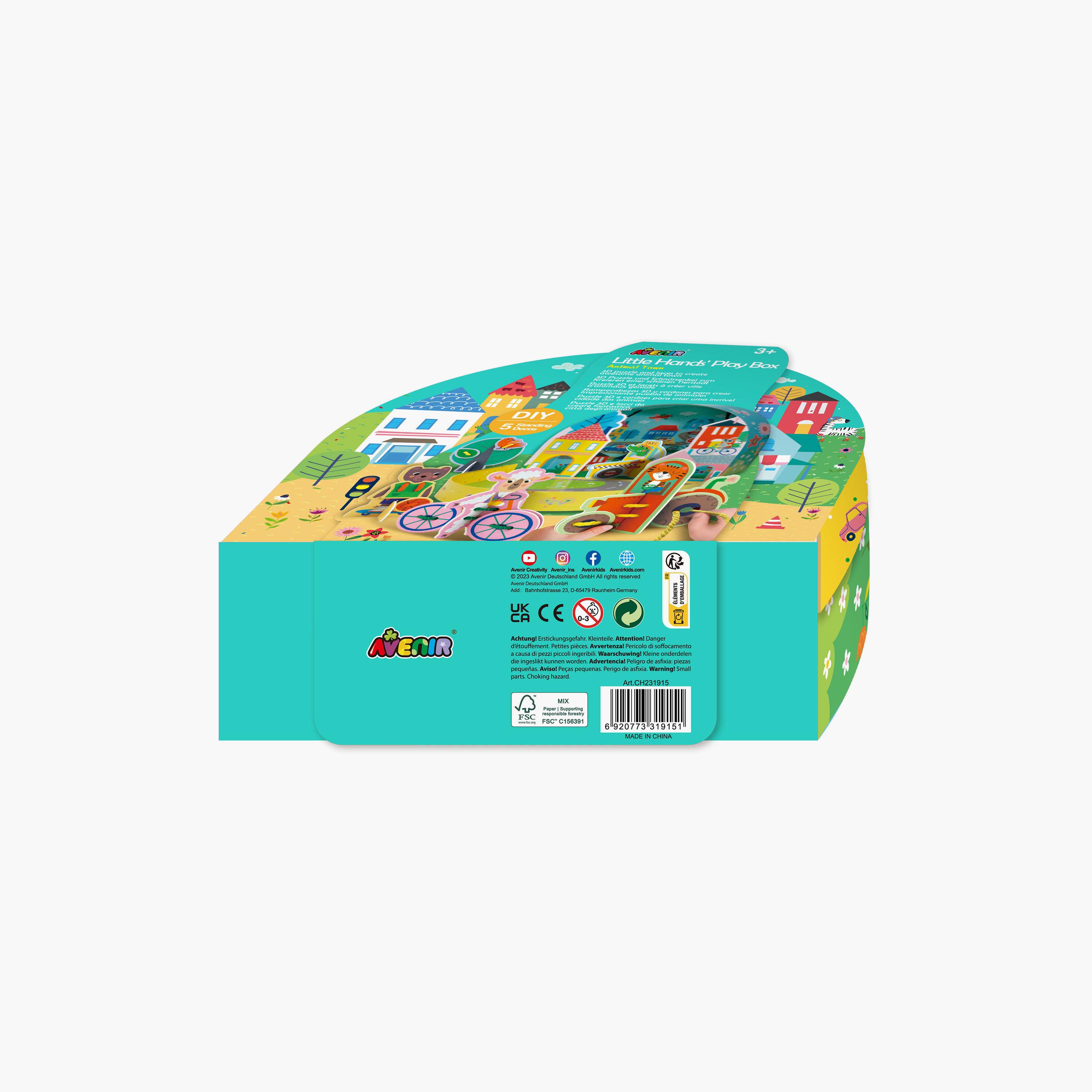 صندوق لعب الأيادي الصغيرة من أفينير - بلدة الحيوانات-school-artsandcrafts-image-19