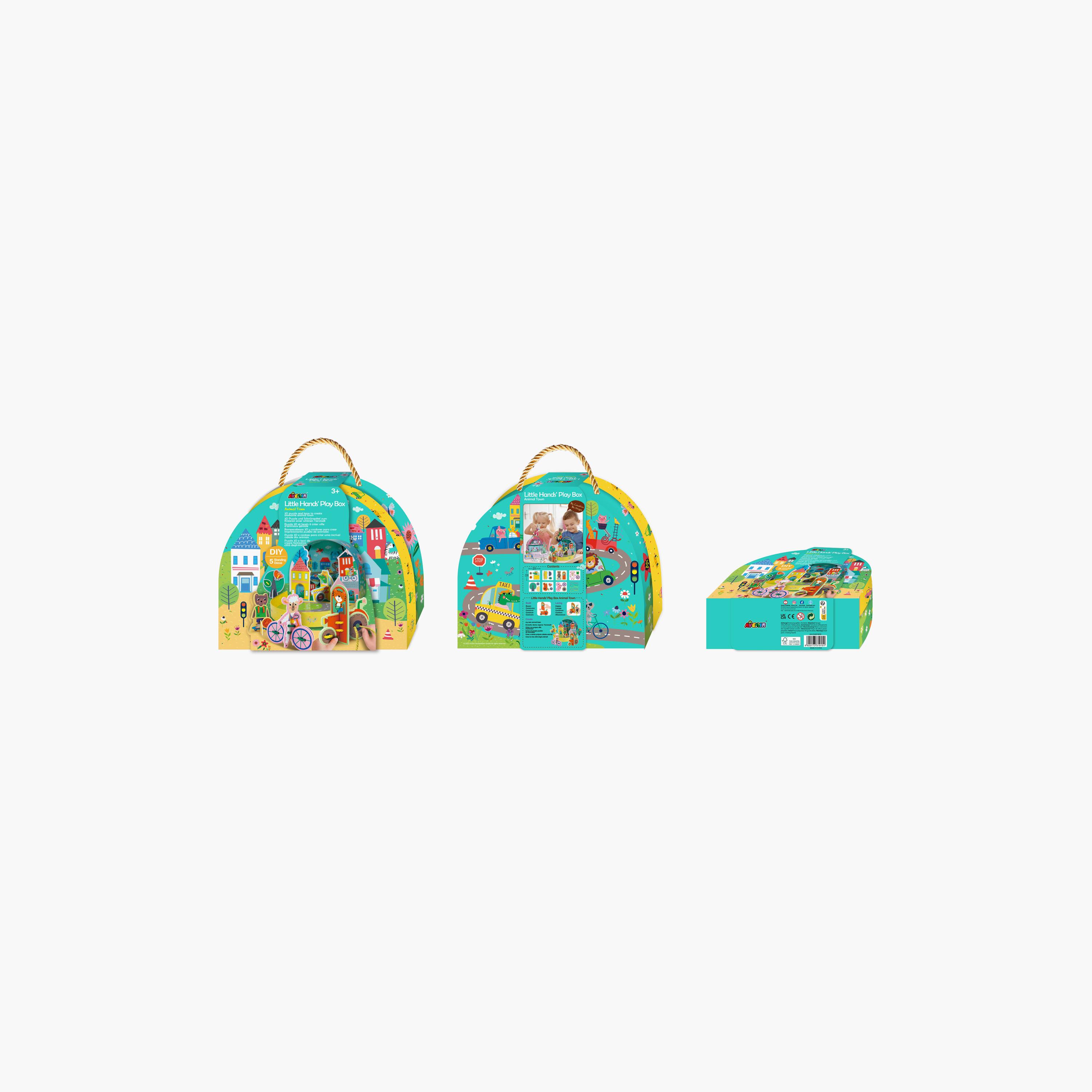 صندوق لعب الأيادي الصغيرة من أفينير - بلدة الحيوانات-school-artsandcrafts-image-4