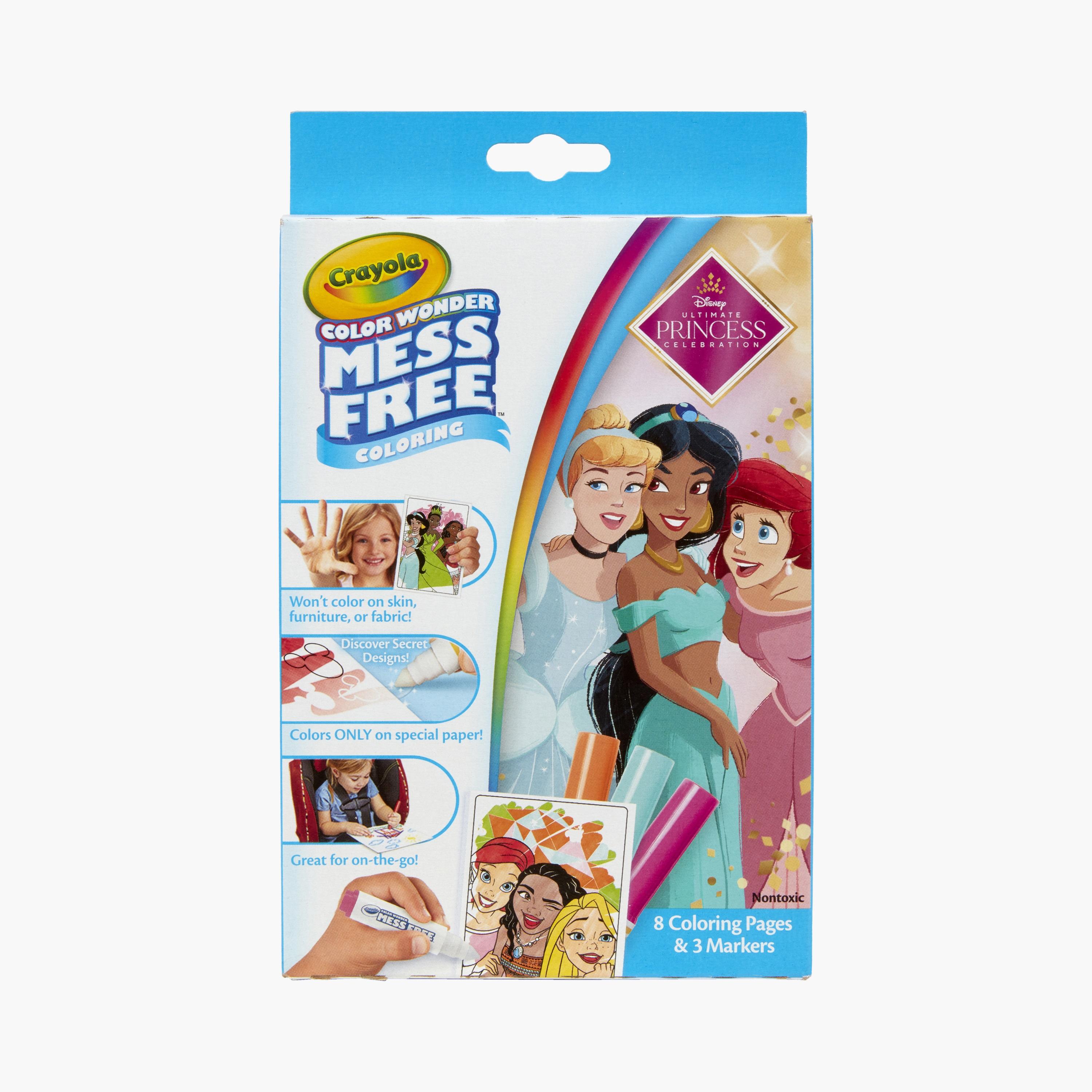 مجموعة أنشطة كولور وندر المصغرة بطابع أميرات ديزني من كرايولا-school-stationery-sets-image-3