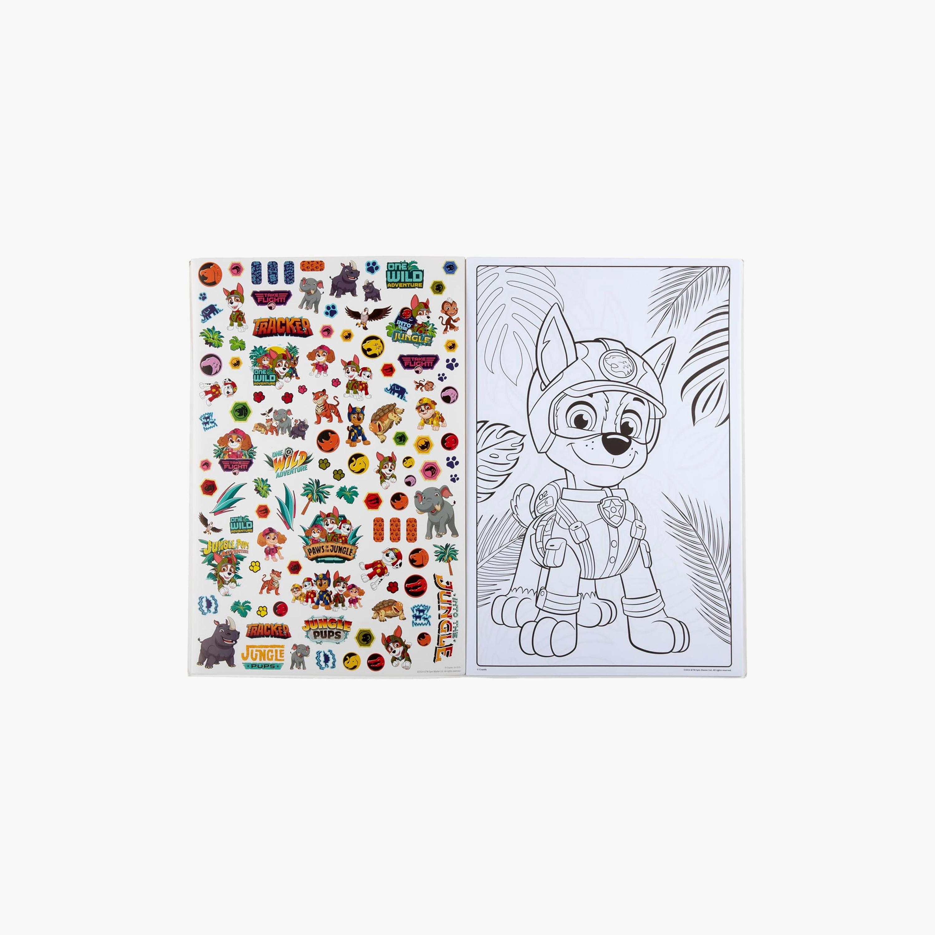 كتاب تلوين عملاق بطابع باو باترول جرو الغابة من كرايولا-school-artsandcrafts-image-2