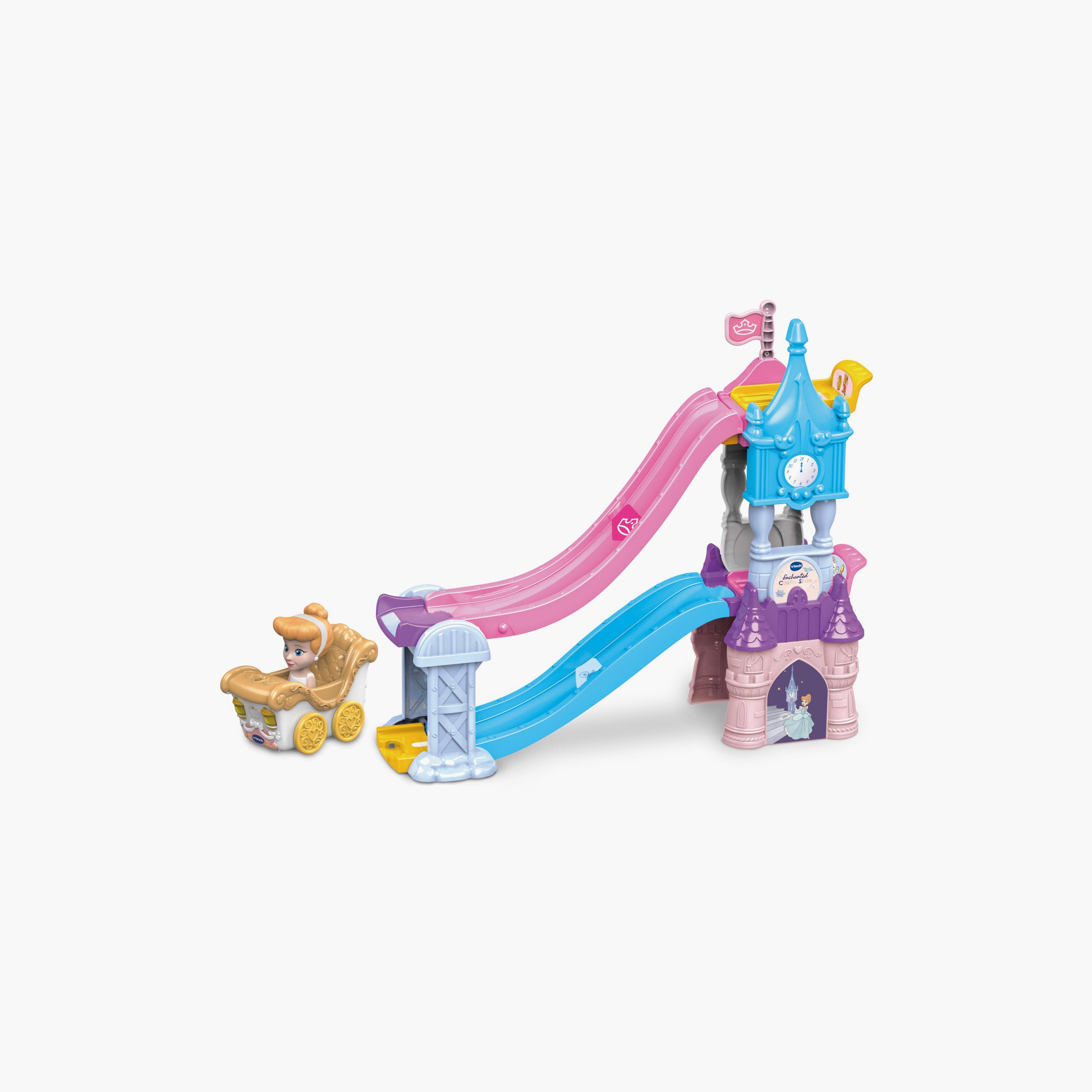 VTech Toot-Toot Drivers Enchanted Castle Playset - Disney Princess-toys-playvehicles-vehicleplaysets-image-1