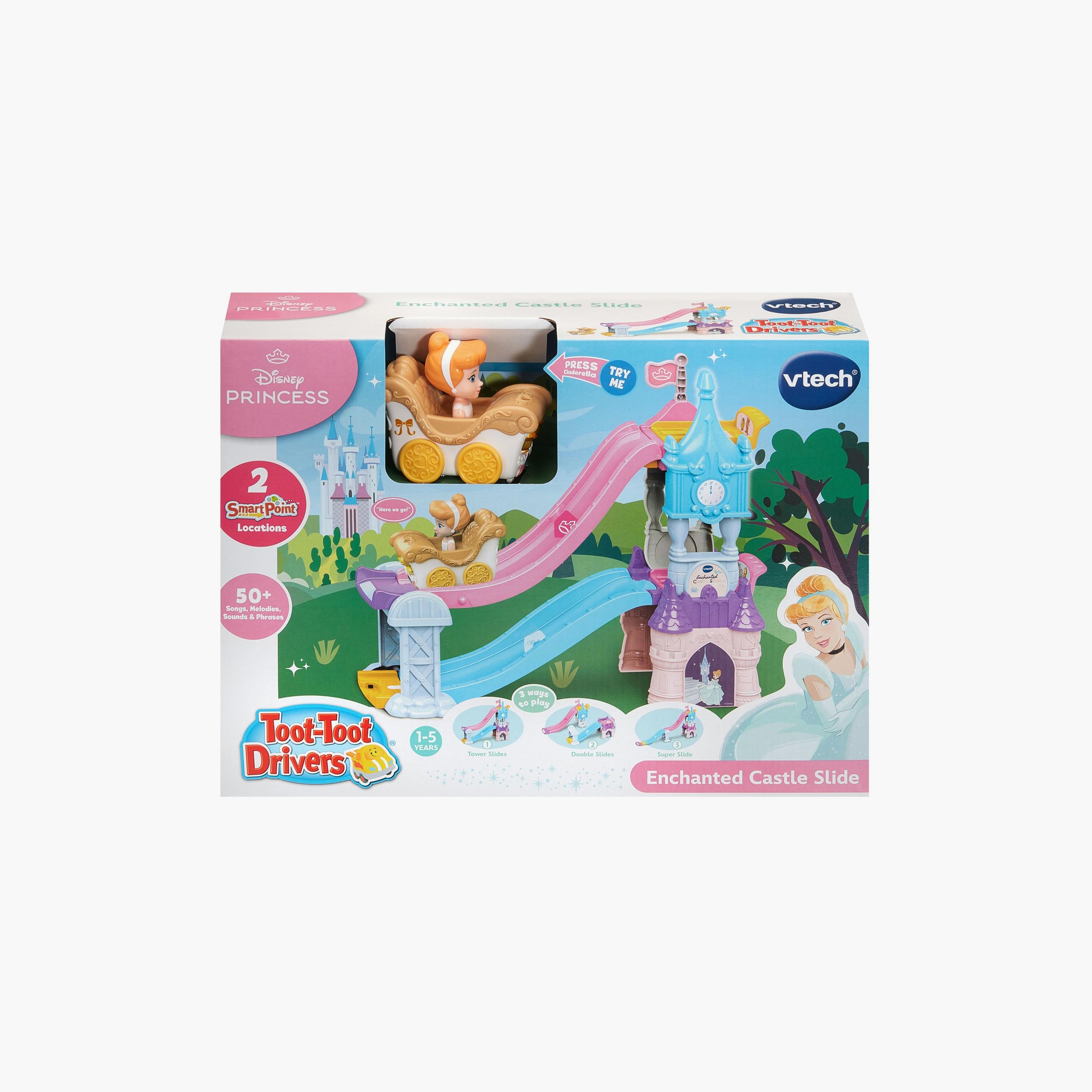 VTech Toot-Toot Drivers Enchanted Castle Playset - Disney Princess-toys-playvehicles-vehicleplaysets-image-4