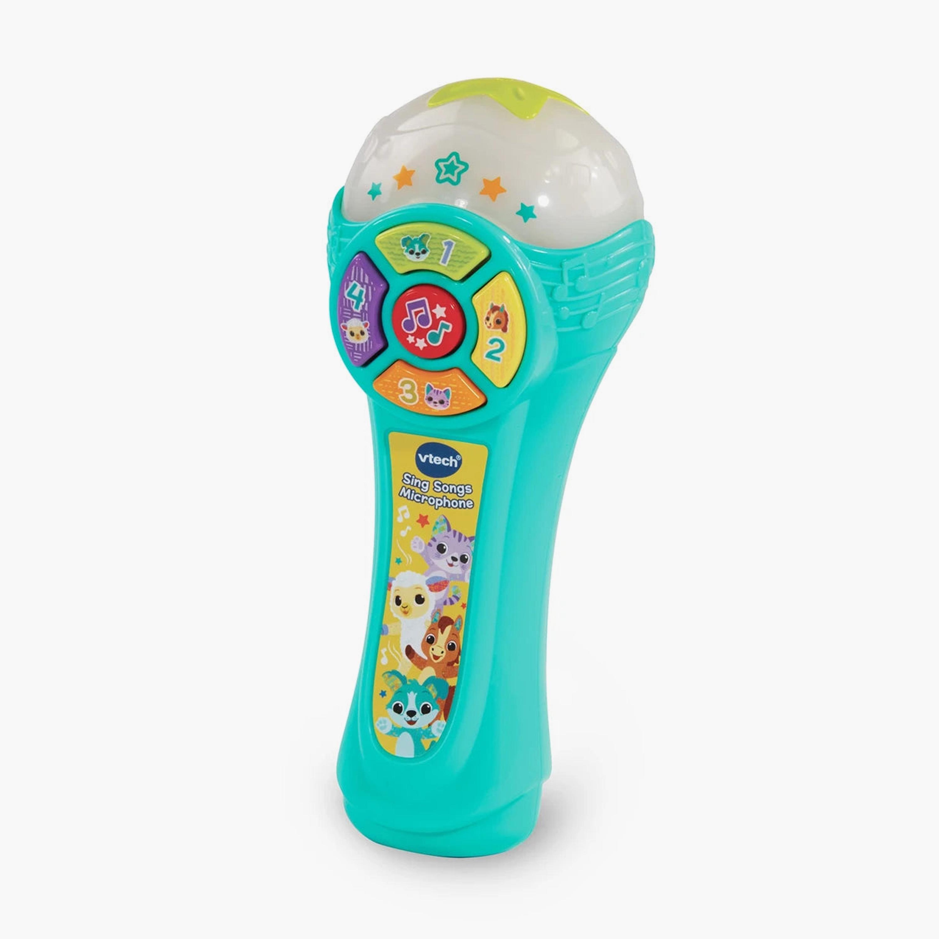 ميكروفون غناء وأغاني - متعدد الألوان من في تك-toys-babyandtoddlertoys-lightsandmusicaltoys-image-1