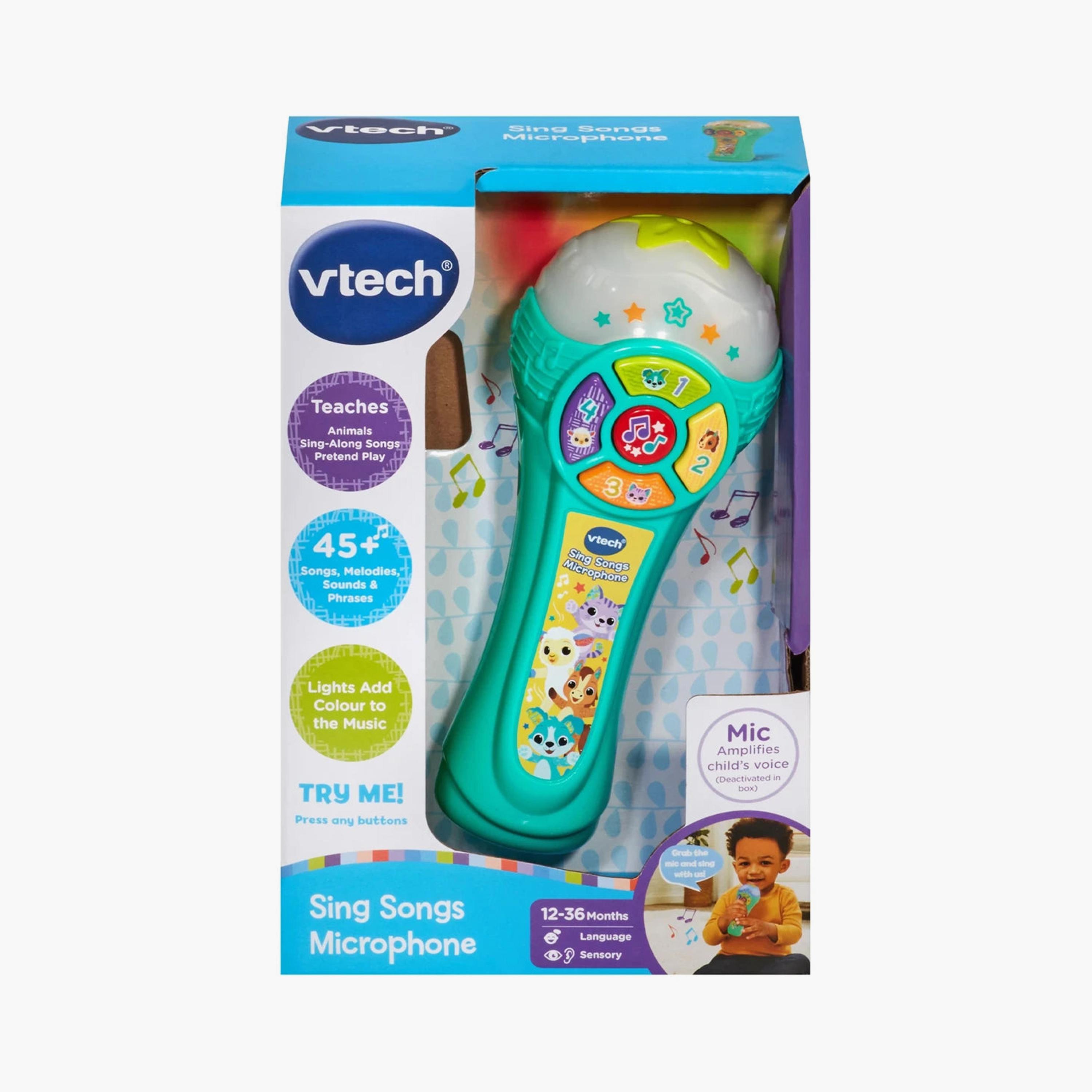 ميكروفون غناء وأغاني - متعدد الألوان من في تك-toys-babyandtoddlertoys-lightsandmusicaltoys-image-3