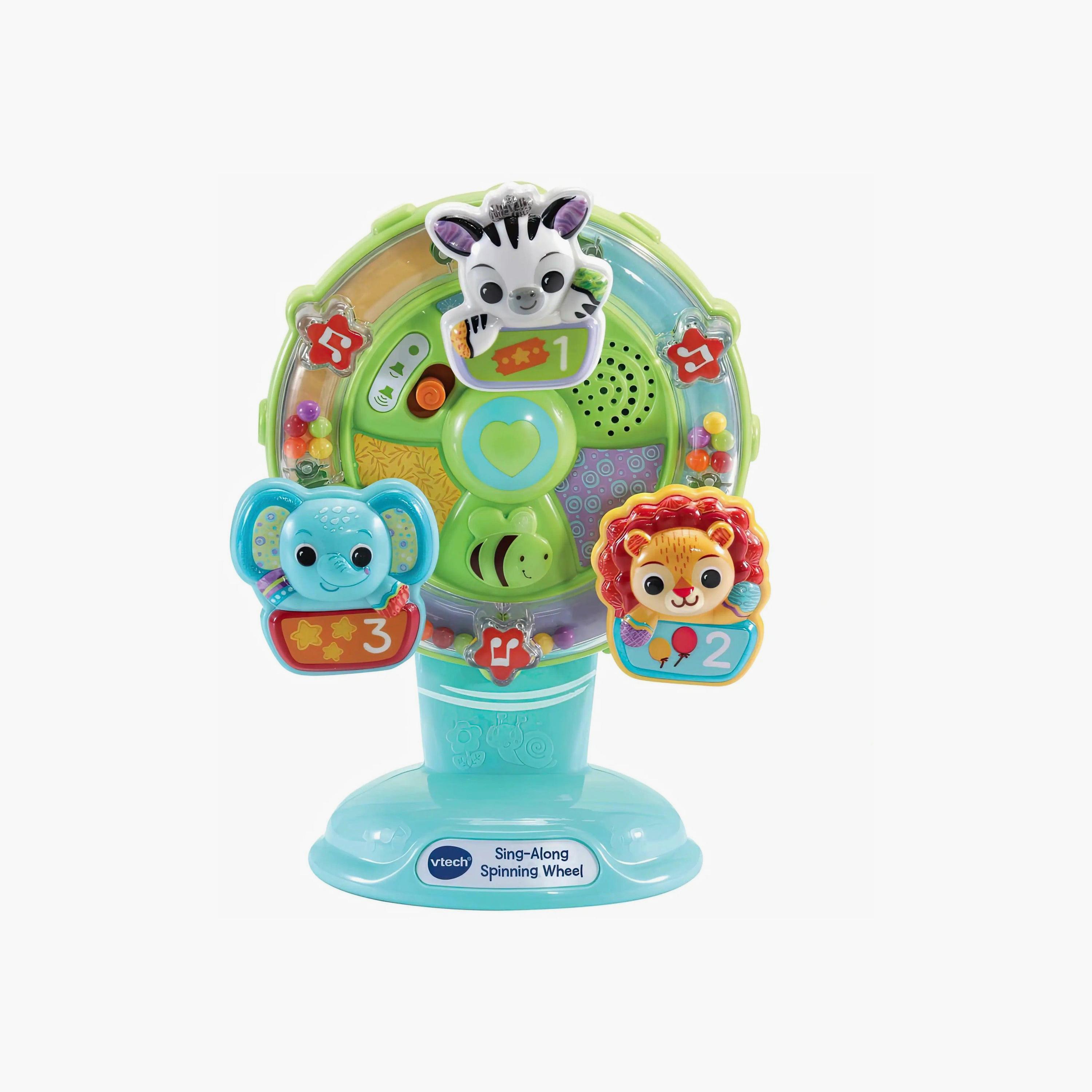 عجلة دوارة للغناء معًا متعددة الألوان من في تك-toys-babyandtoddlertoys-lightsandmusicaltoys-image-1