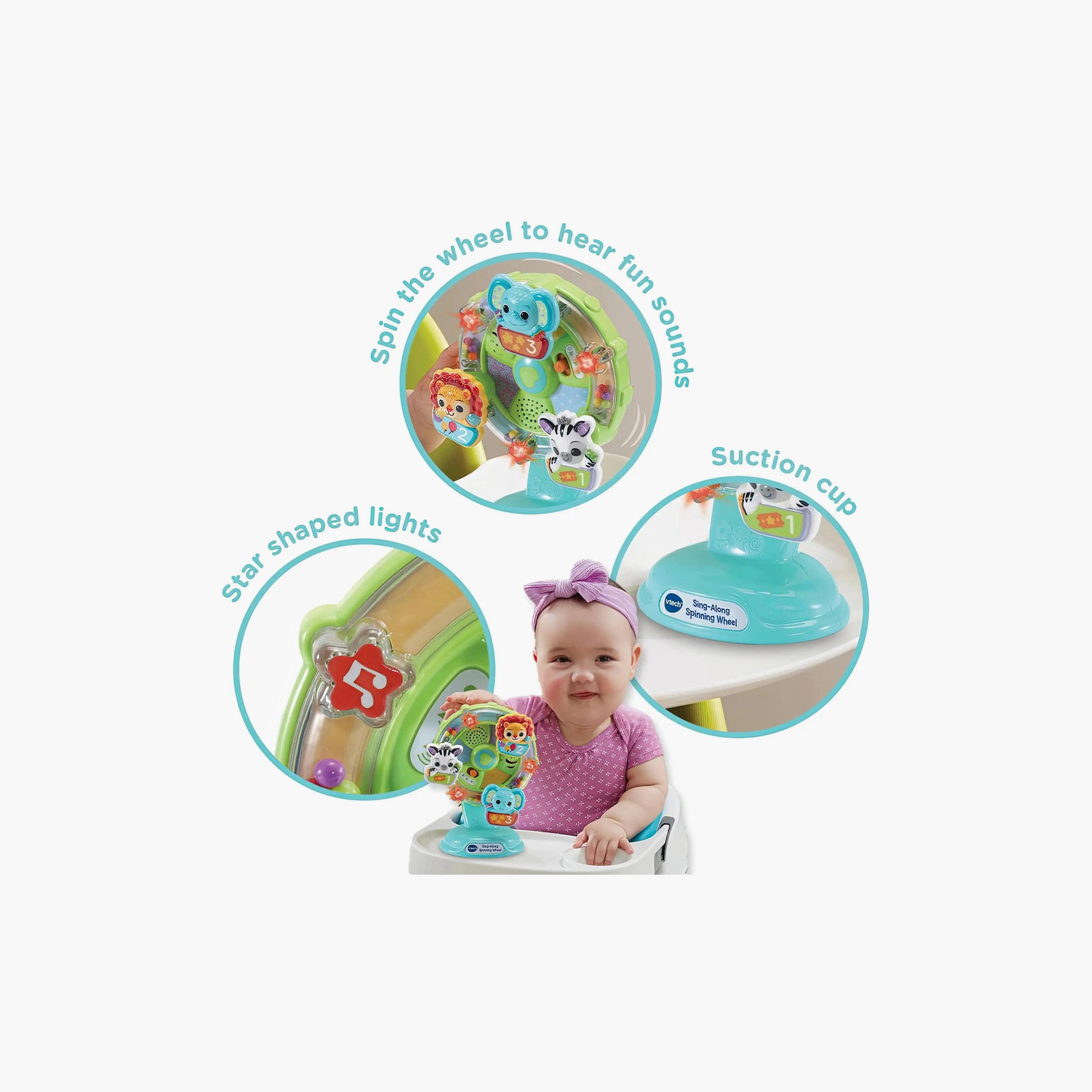 عجلة دوارة للغناء معًا متعددة الألوان من في تك-toys-babyandtoddlertoys-lightsandmusicaltoys-image-2