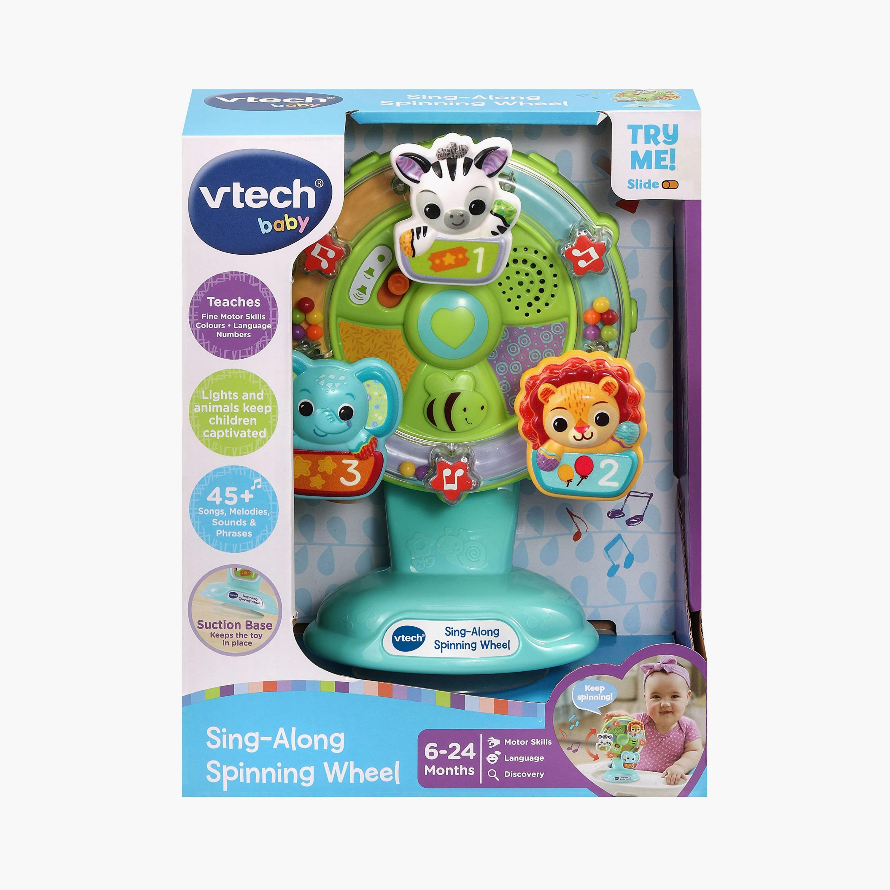 عجلة دوارة للغناء معًا متعددة الألوان من في تك-toys-babyandtoddlertoys-lightsandmusicaltoys-image-3