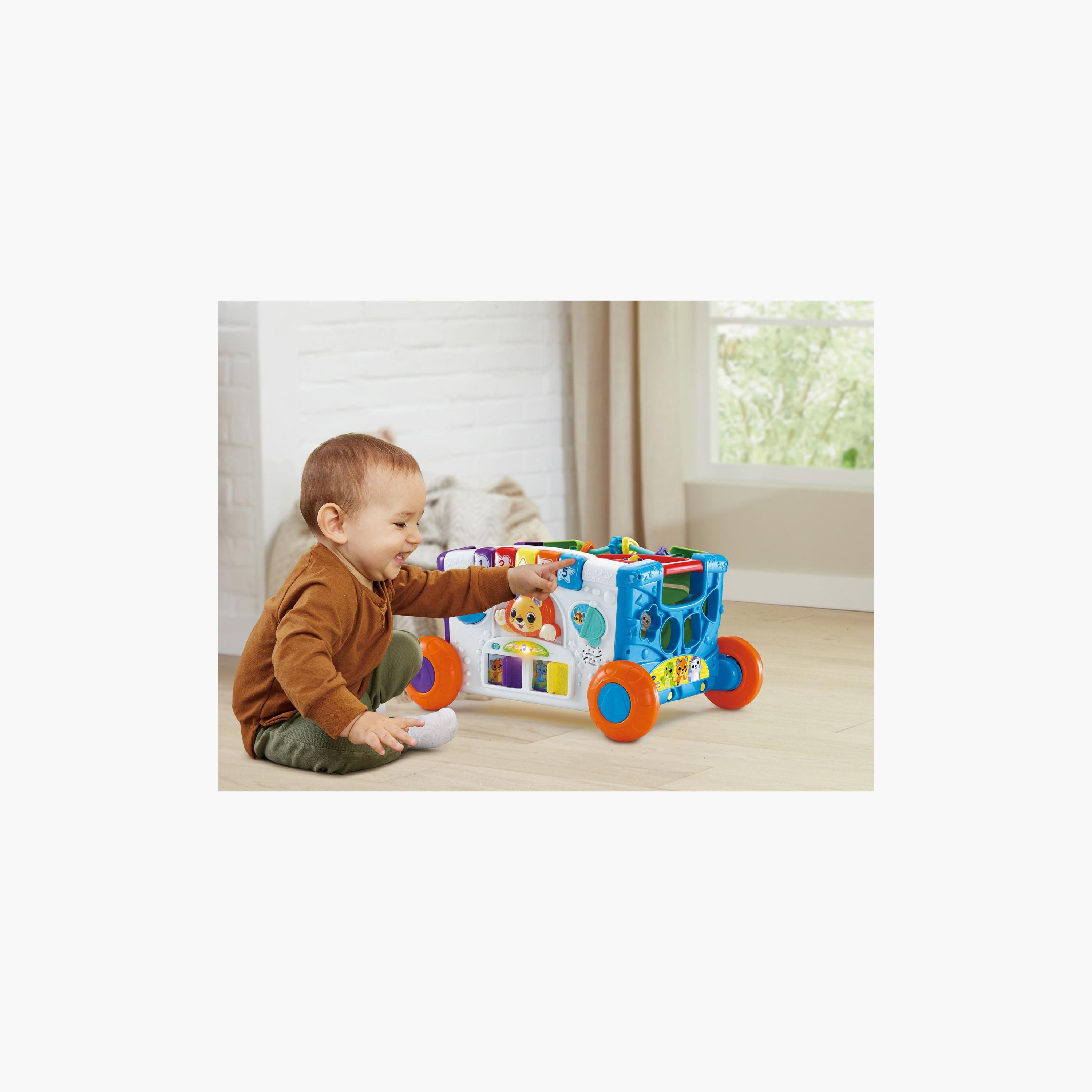 عربة أنشطة للفرز والاكتشاف - متعددة الألوان من في تك-toys-babyandtoddlertoys-lightsandmusicaltoys-image-4