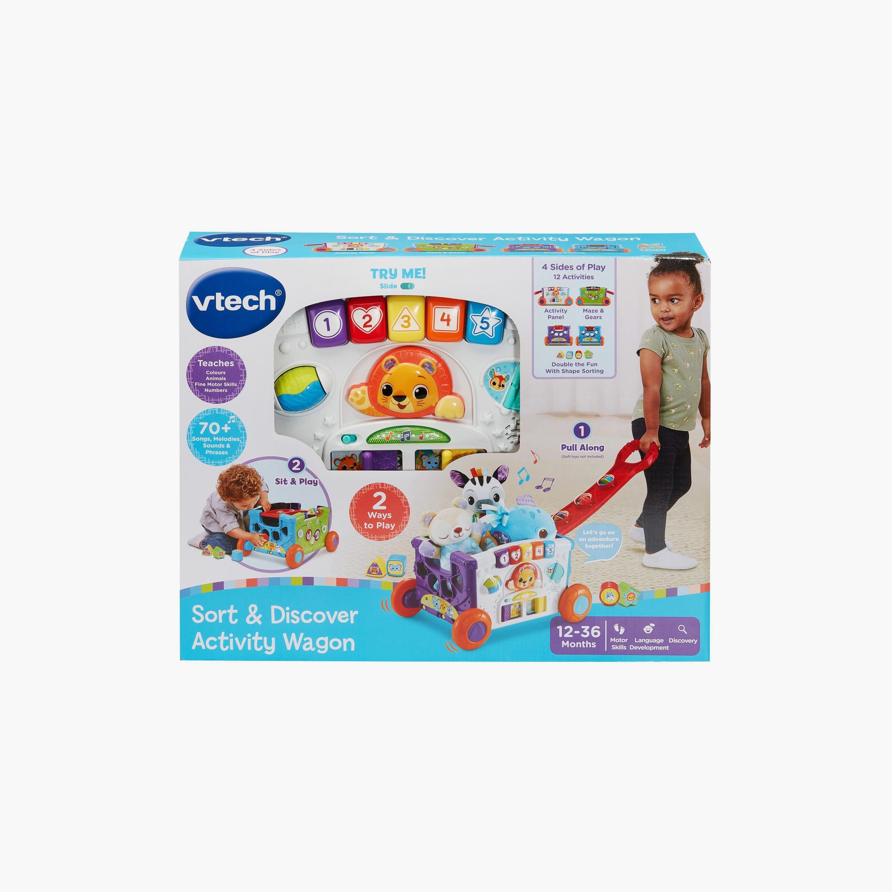 عربة أنشطة للفرز والاكتشاف - متعددة الألوان من في تك-toys-babyandtoddlertoys-lightsandmusicaltoys-image-7